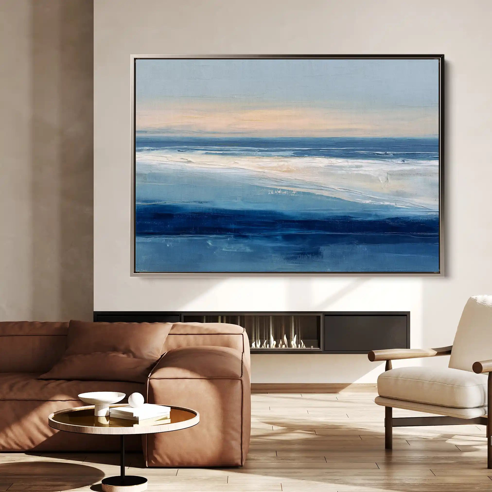 Abstract 1653 Canvas Art 60 x 40 cm / Stretched on hidden frame