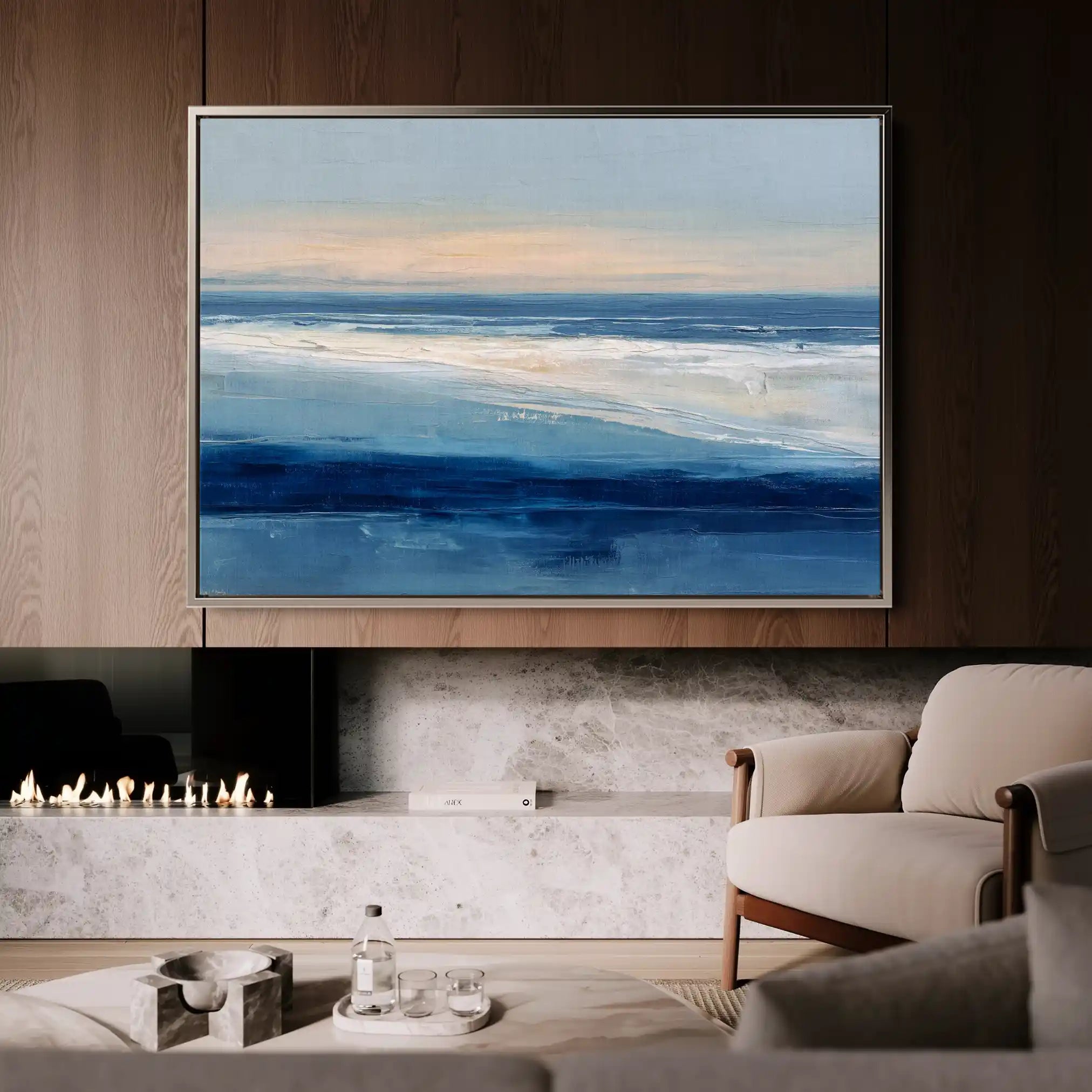 Abstract 1653 Canvas Art 60 x 40 cm / Stretched on hidden frame