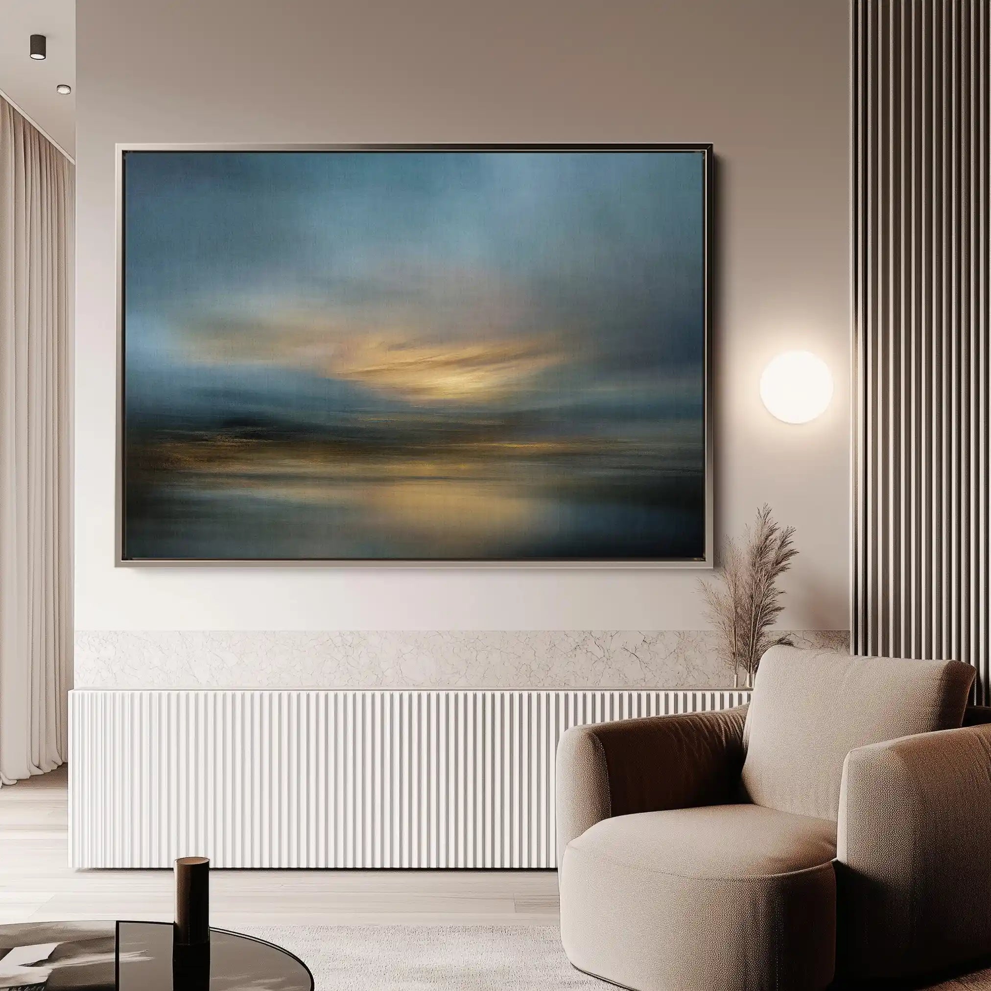Abstract 1655 Canvas Art 60 x 40 cm / Stretched on hidden frame