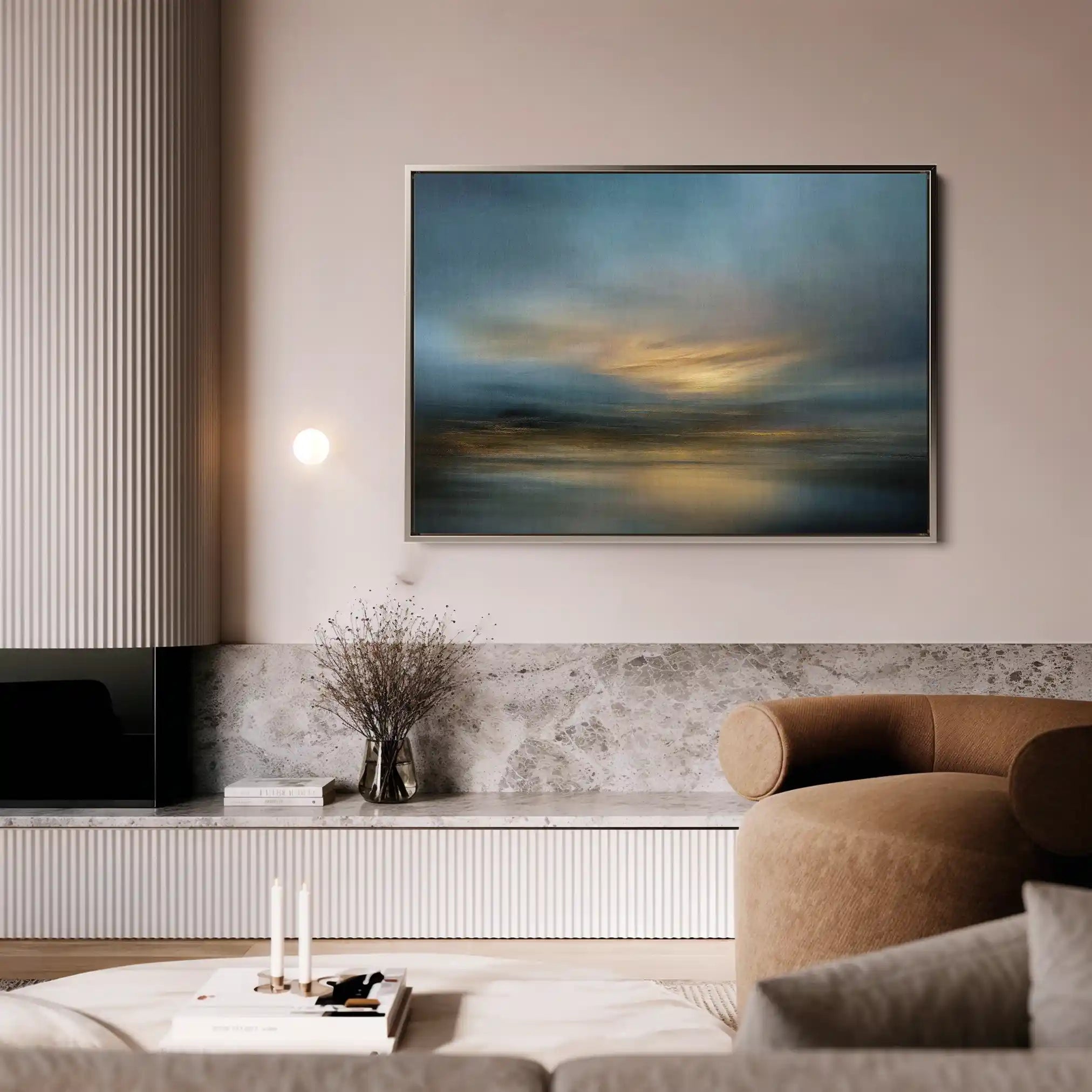 Abstract 1655 Canvas Art 60 x 40 cm / Stretched on hidden frame