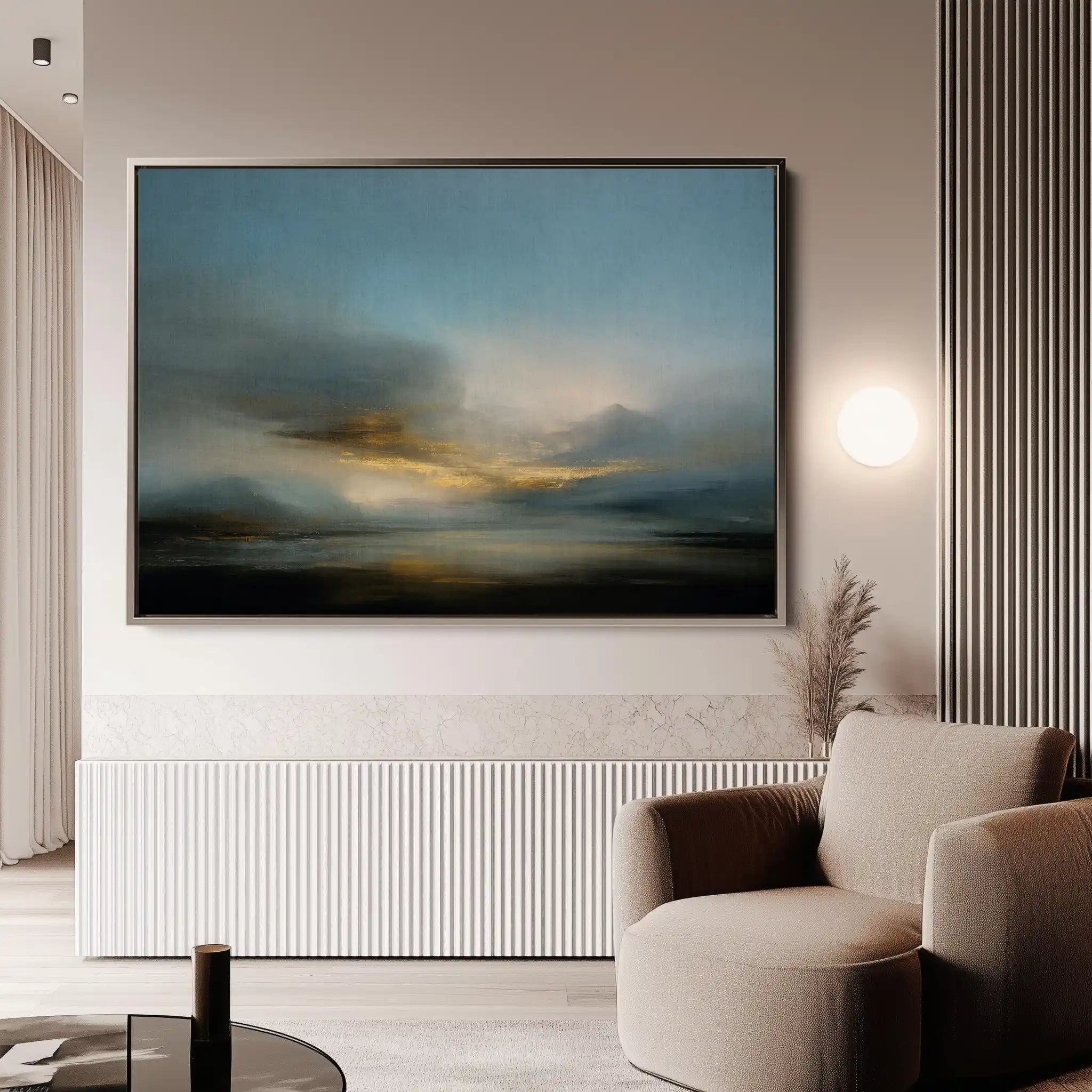 Abstract 1656 Canvas Art 60 x 40 cm / Stretched on hidden frame