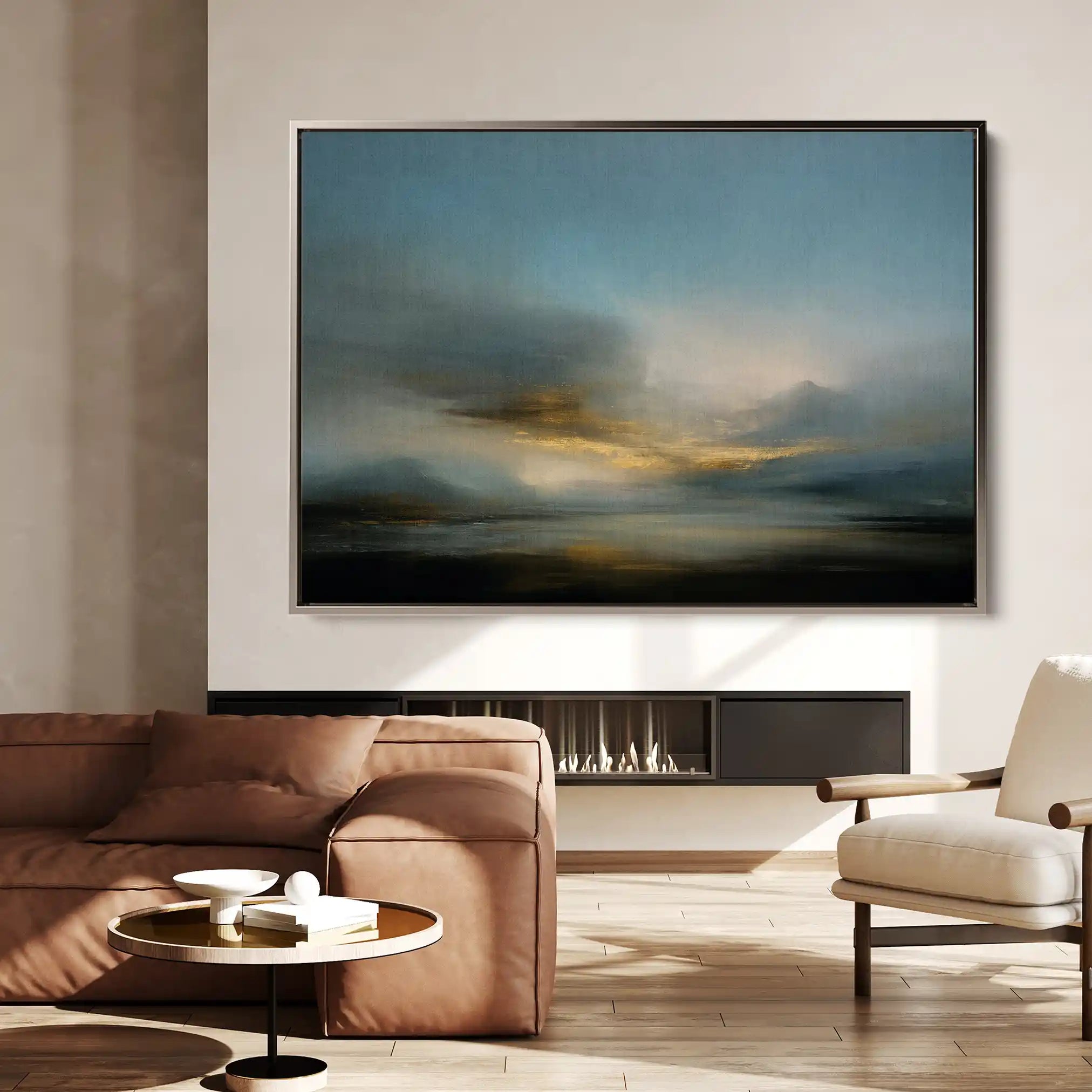 Abstract 1656 Canvas Art 60 x 40 cm / Stretched on hidden frame