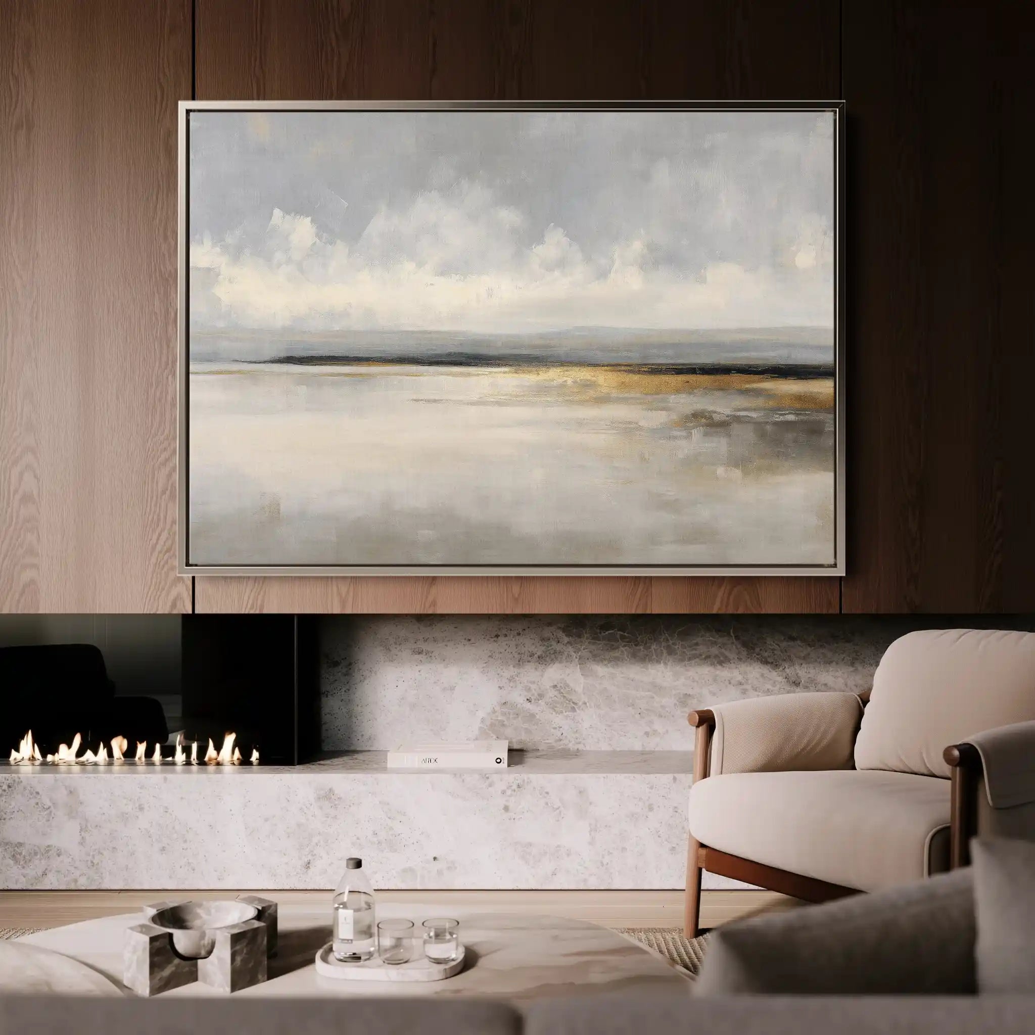 Abstract 1657 Canvas Art 60 x 40 cm / Stretched on hidden frame