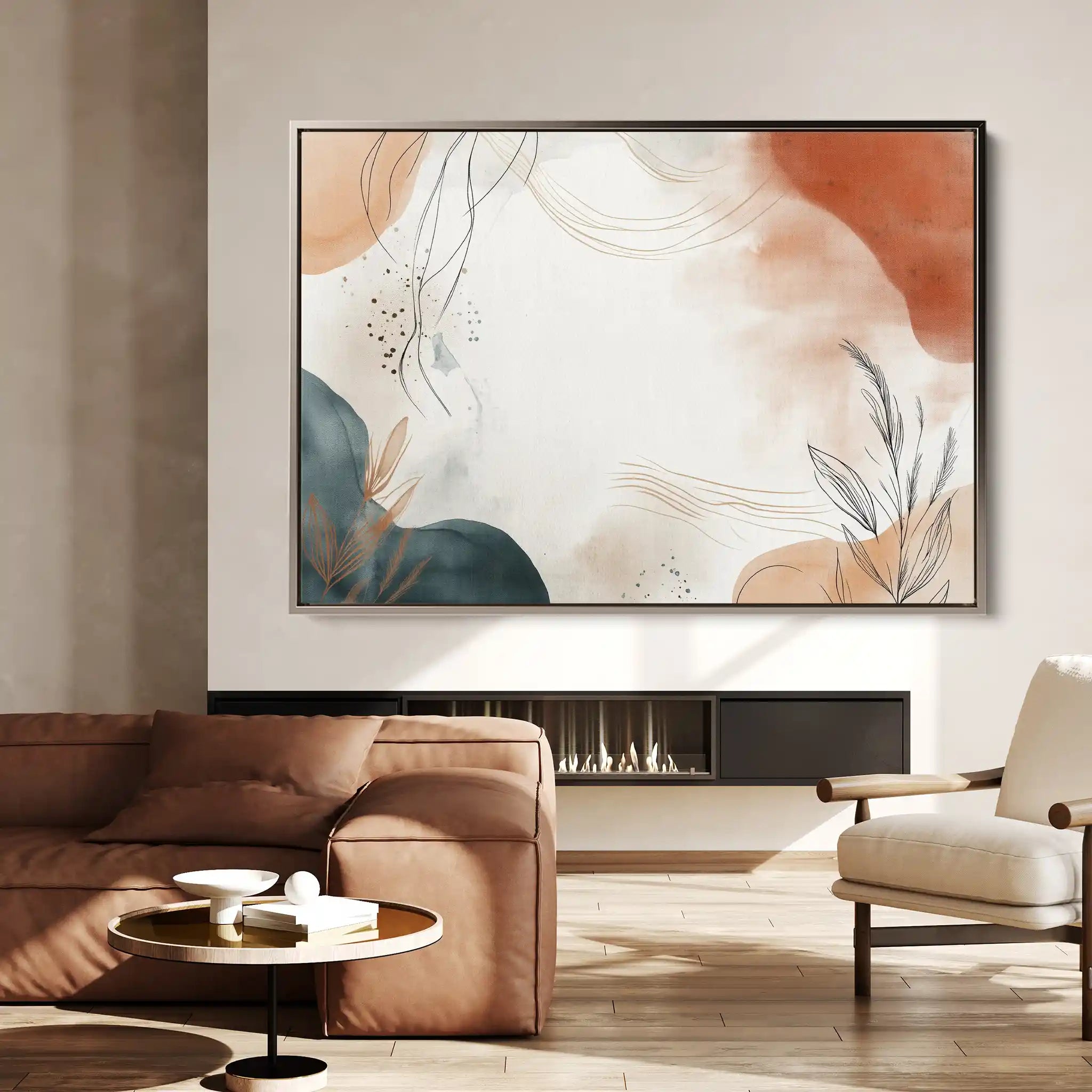 Boho 166 Canvas Art 90 x 60 cm / Stretched on hidden frame