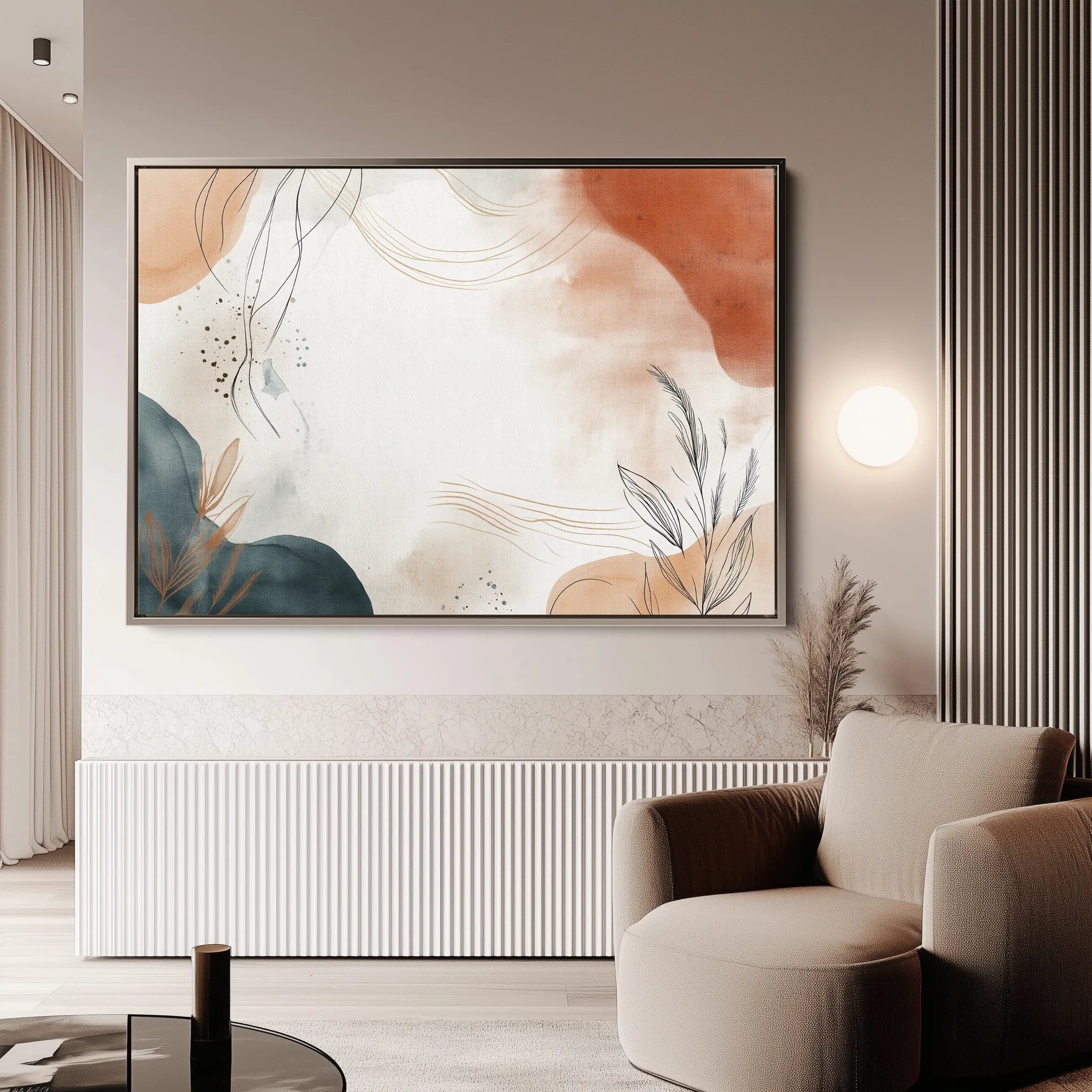 Boho Canvas Wall Art WAD166-BH 90 x 60 cm / Stretched on hidden frame