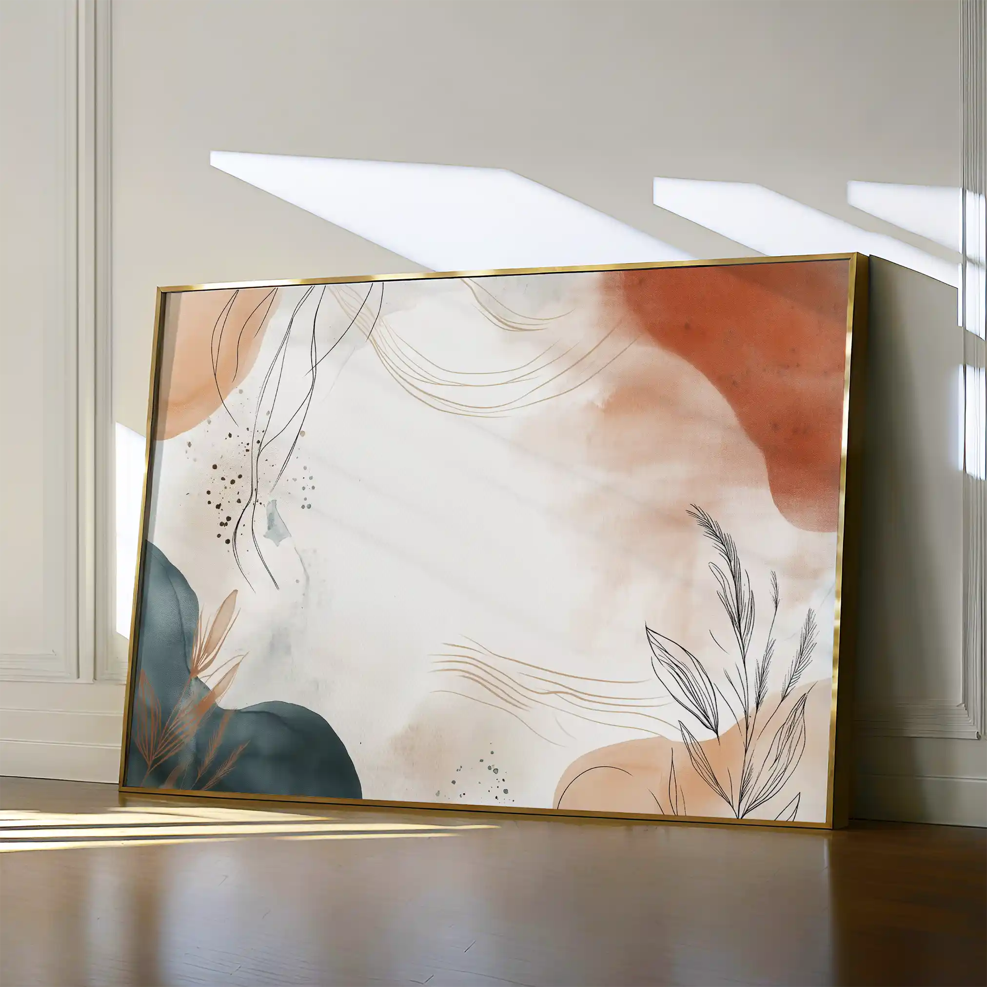 Boho 166 Canvas Art 90 x 60 cm / Stretched on hidden frame
