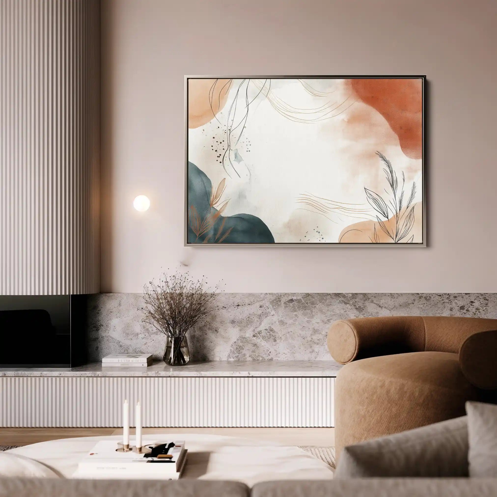 Boho 166 Canvas Art 90 x 60 cm / Stretched on hidden frame