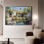 Landscape 166 Canvas Art 90 x 60 cm / Stretched on hidden frame