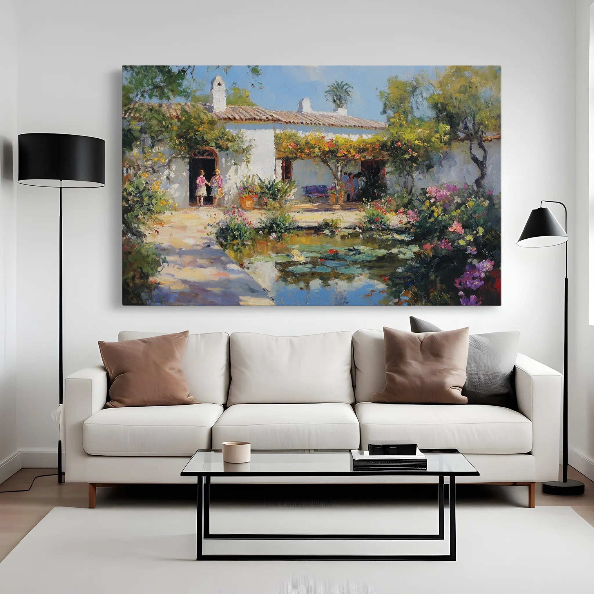 Landscape Canvas Wall Art WAD166-L 90 x 60 cm / Stretched on hidden frame