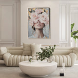 Portrait 166 Canvas Art 90 x 60 cm / Stretched on hidden frame