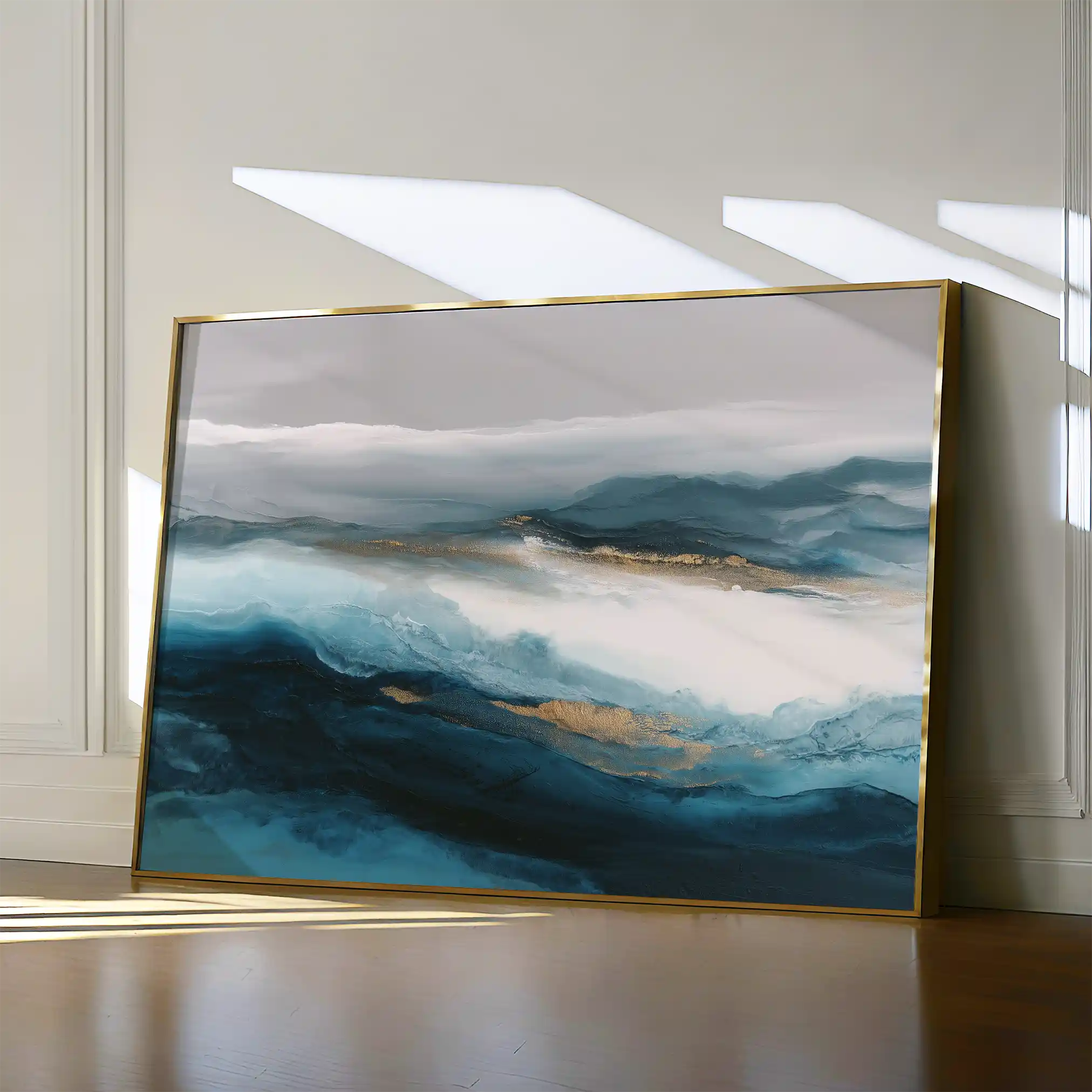 Abstract 1660 Canvas Art 60 x 40 cm / Stretched on hidden frame