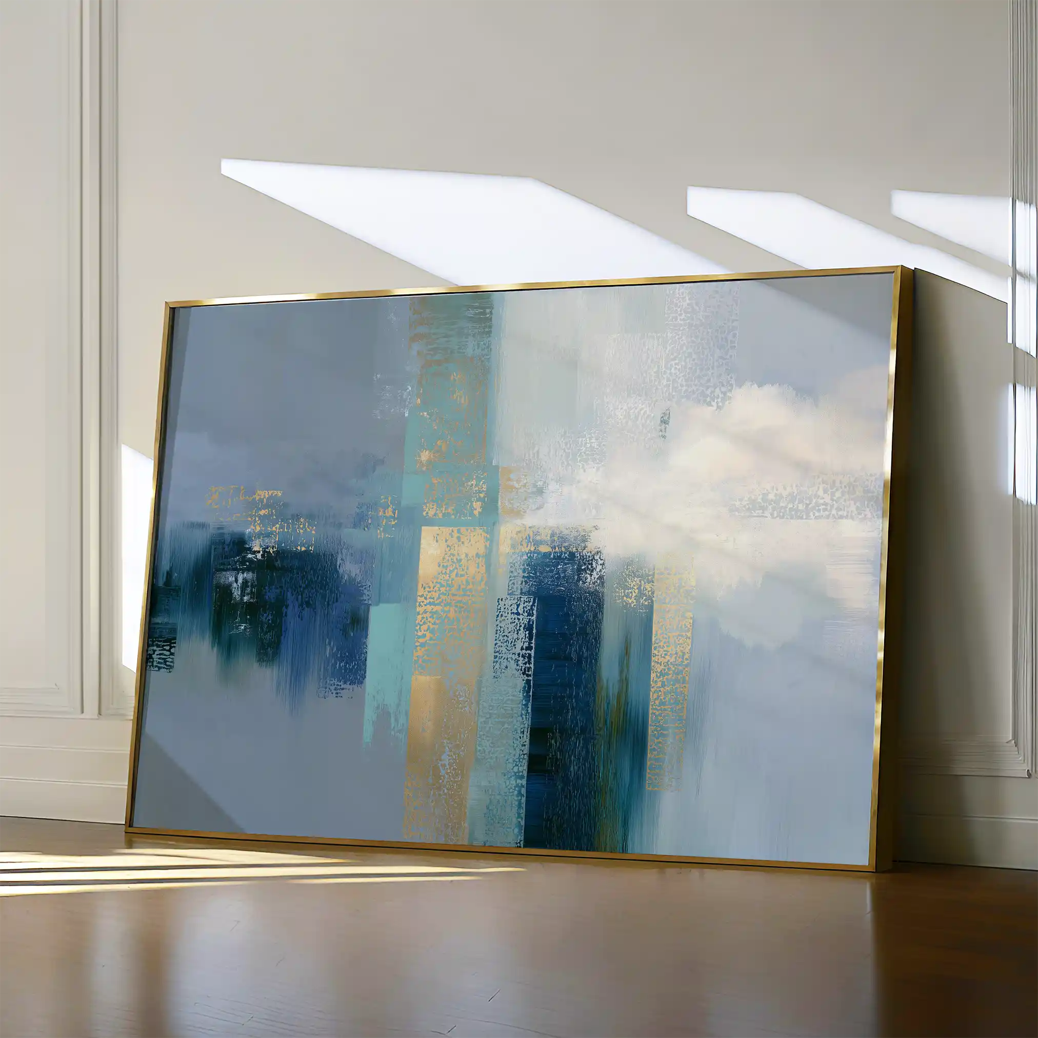 Abstract 1664 Canvas Art 60 x 40 cm / Stretched on hidden frame