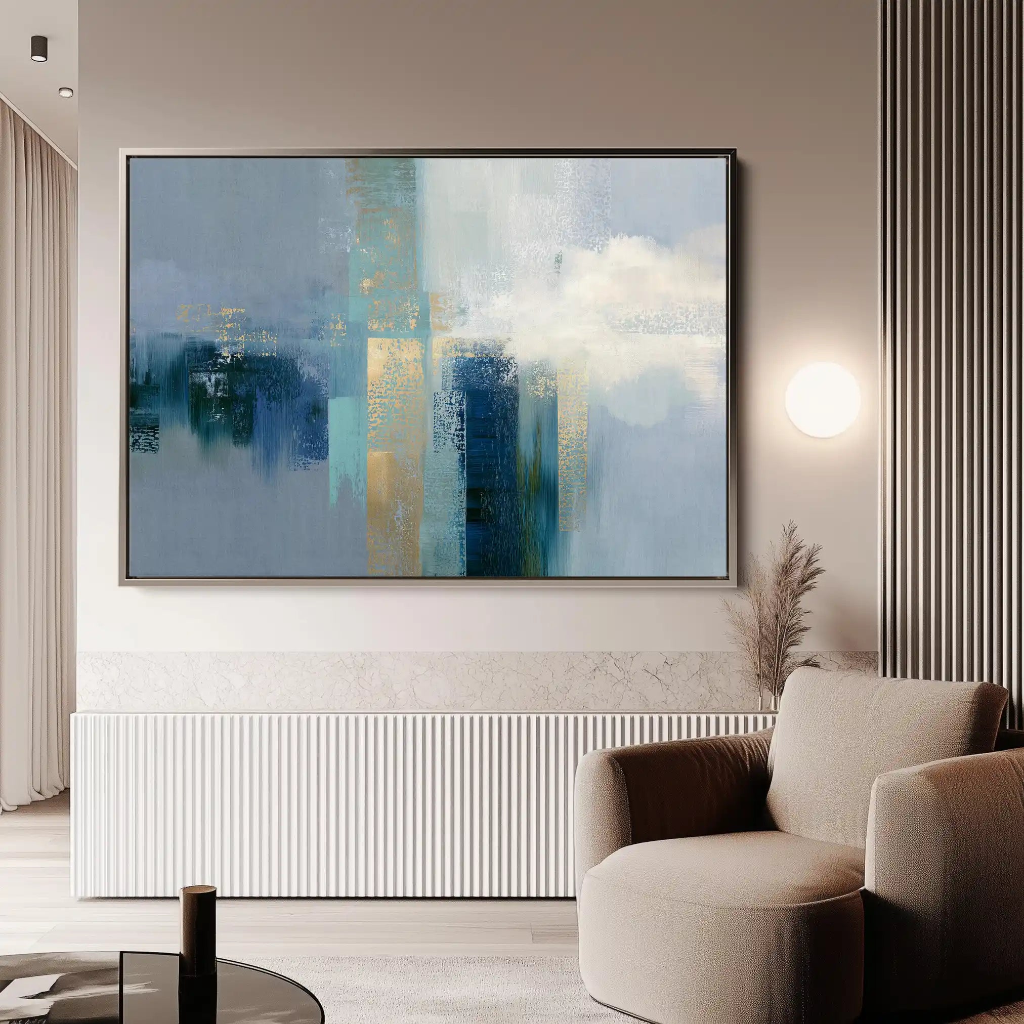 Abstract 1664 Canvas Art 60 x 40 cm / Stretched on hidden frame