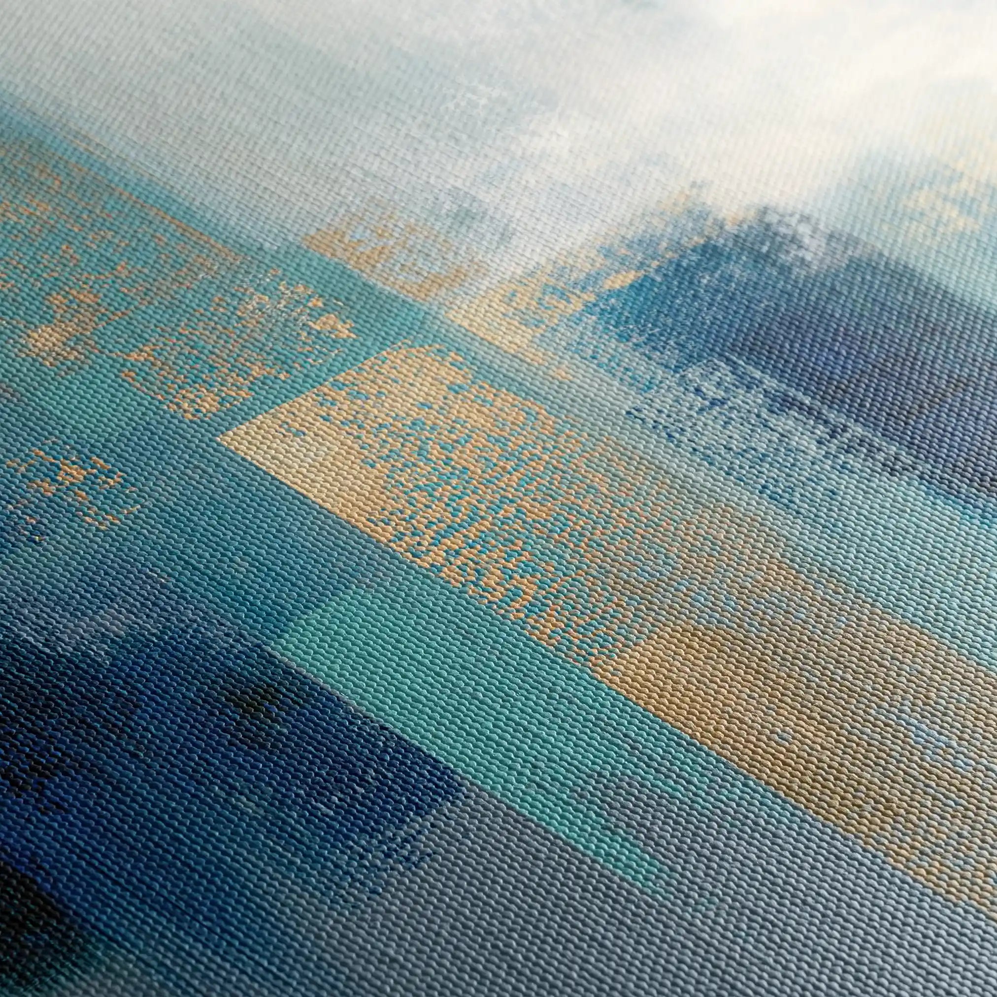 Abstract 1664 Canvas Art 60 x 40 cm / Stretched on hidden frame