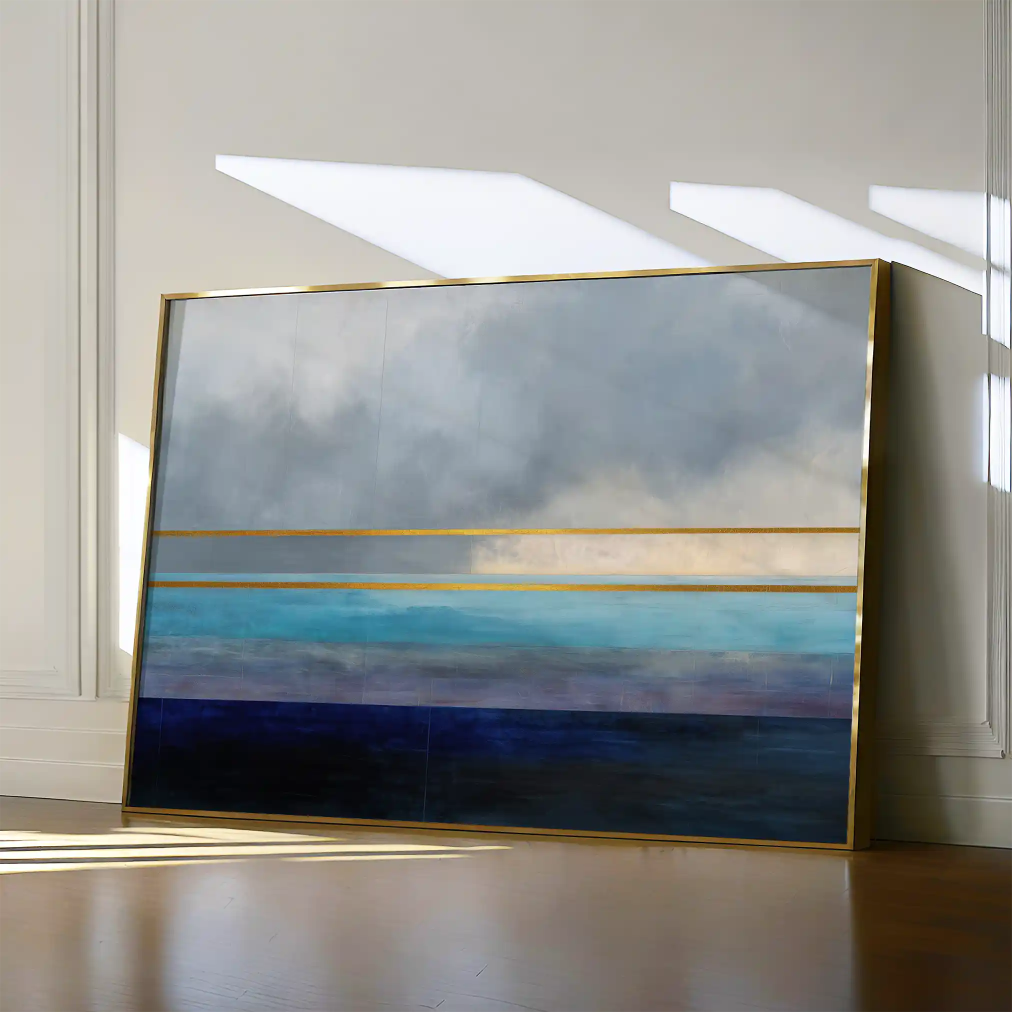 Abstract 1666 Canvas Art 60 x 40 cm / Stretched on hidden frame