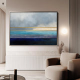 Abstract 1666 Canvas Art 60 x 40 cm / Stretched on hidden frame
