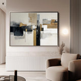 Abstract 1668 Canvas Art 60 x 40 cm / Stretched on hidden frame