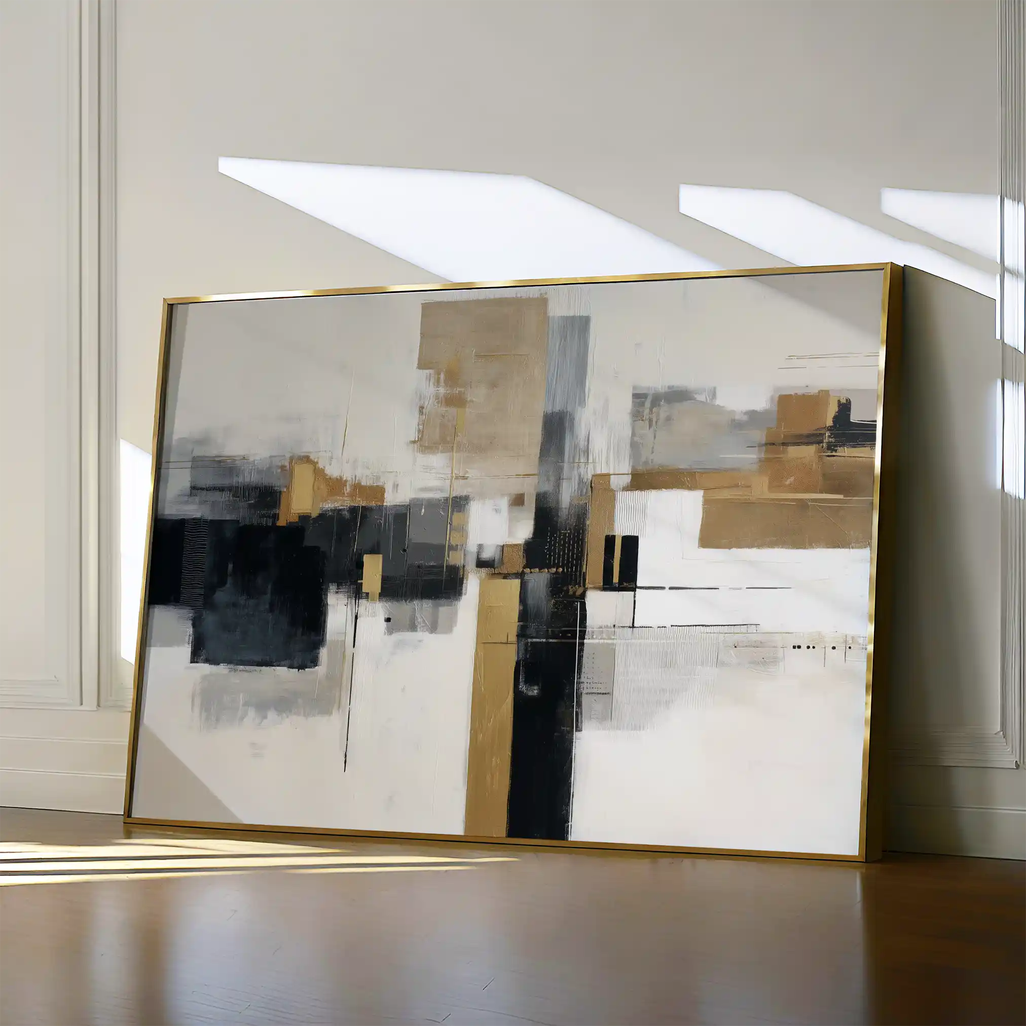 Abstract 1668 Canvas Art 60 x 40 cm / Stretched on hidden frame