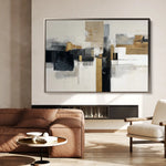 Abstract 1668 Canvas Art 60 x 40 cm / Stretched on hidden frame