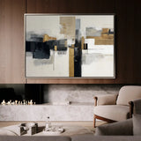 Abstract 1668 Canvas Art 60 x 40 cm / Stretched on hidden frame