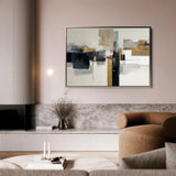 Abstract 1668 Canvas Art 60 x 40 cm / Stretched on hidden frame