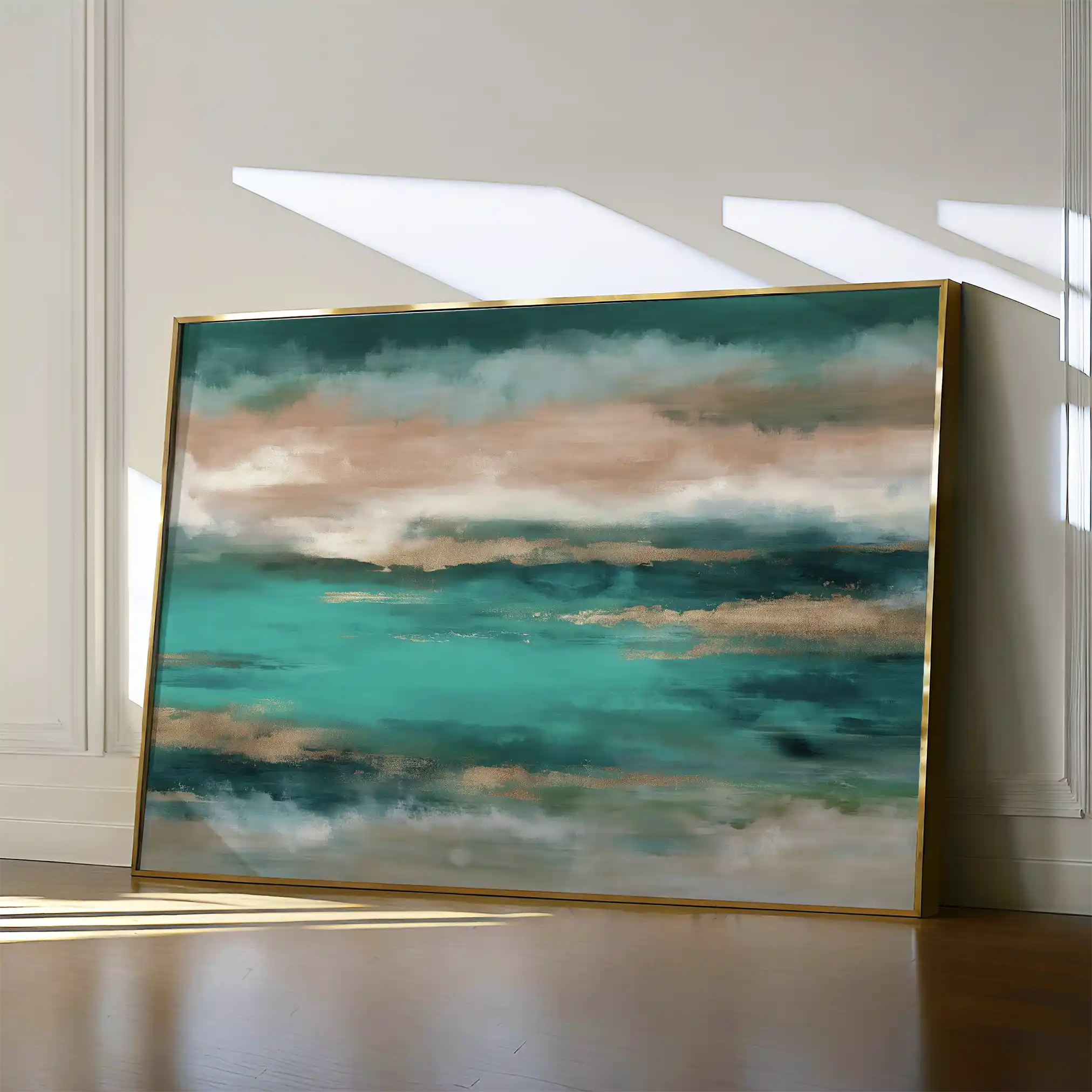 Abstract 1669 Canvas Art 60 x 40 cm / Stretched on hidden frame