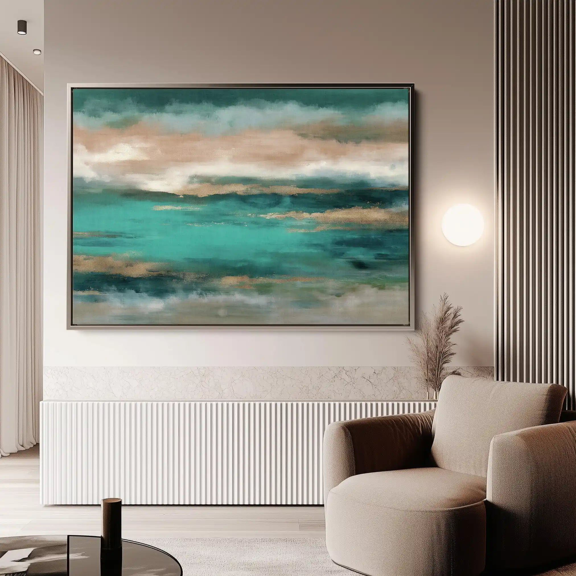 Abstract 1669 Canvas Art 60 x 40 cm / Stretched on hidden frame