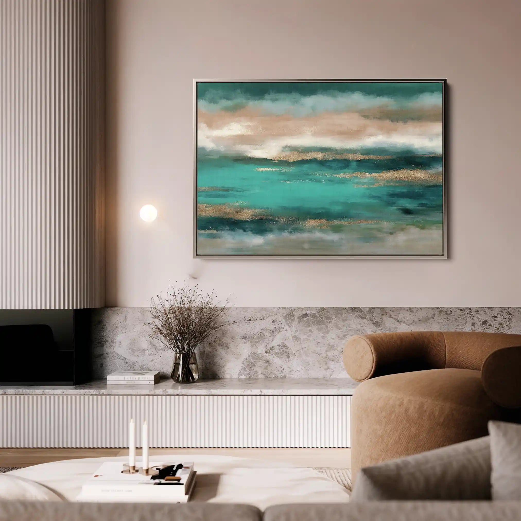 Abstract 1669 Canvas Art 60 x 40 cm / Stretched on hidden frame