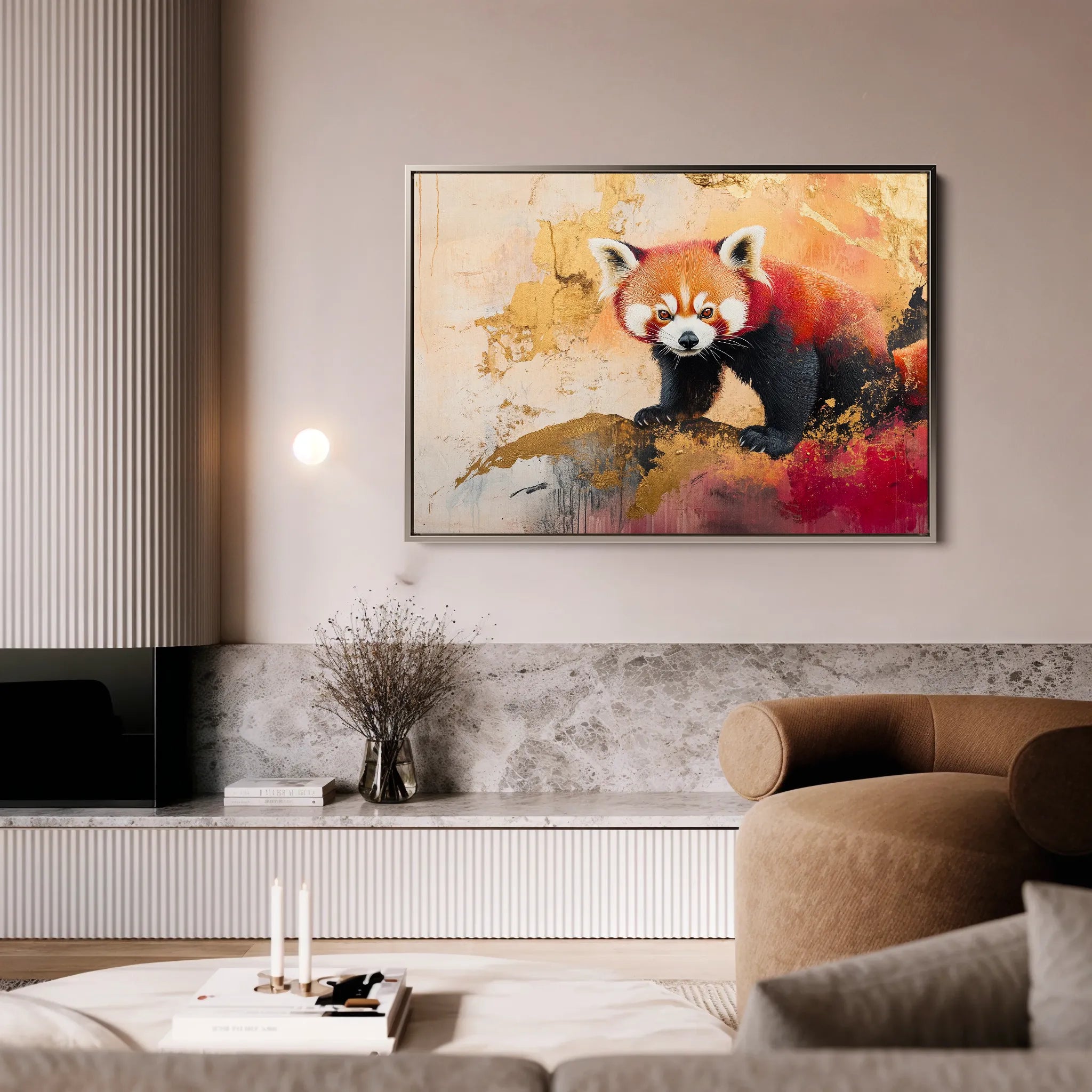 Animals Canvas Wall Art WAD167-AN 90 x 60 cm / Stretched on hidden frame