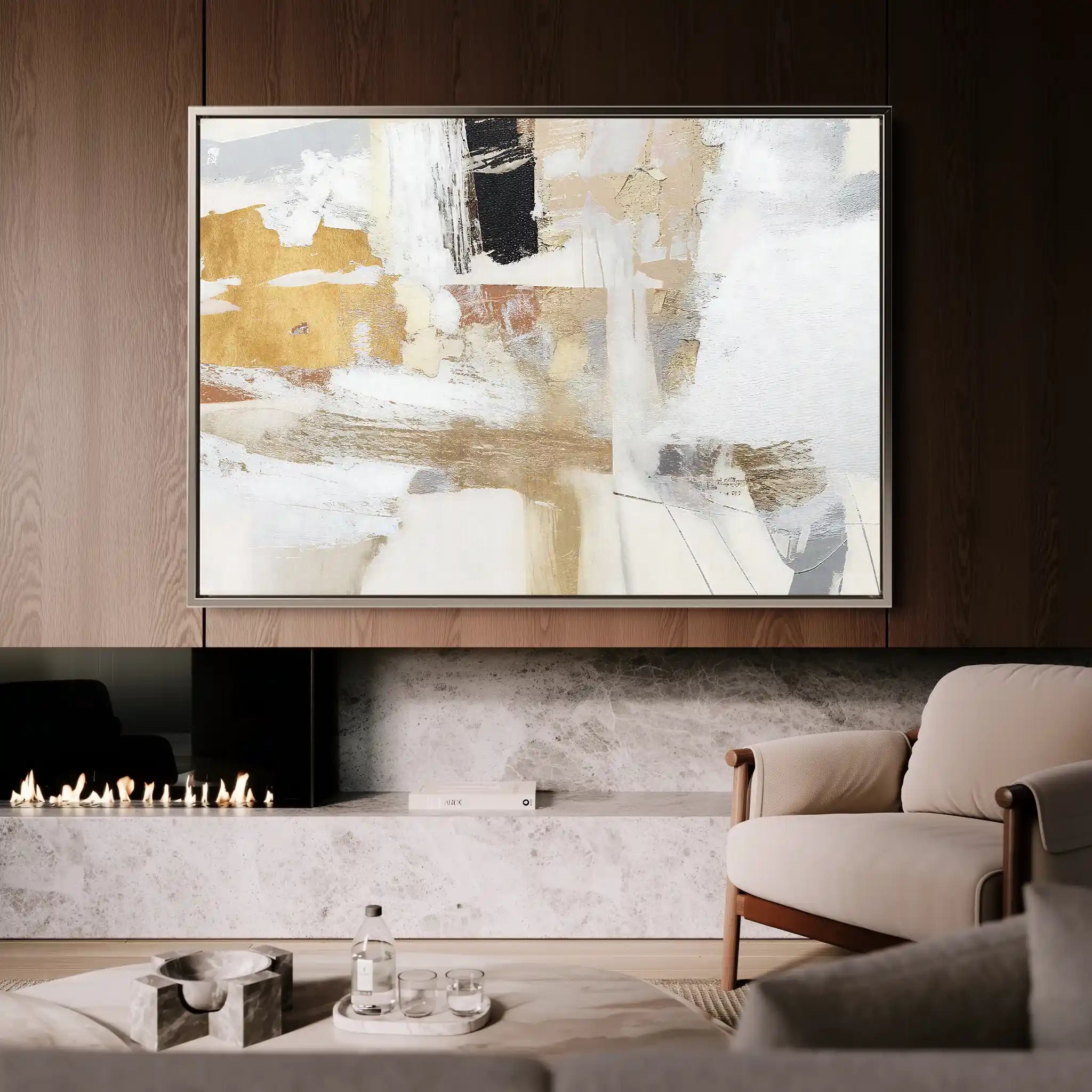 Abstract 167 Canvas Art 60 x 40 cm / Stretched on hidden frame