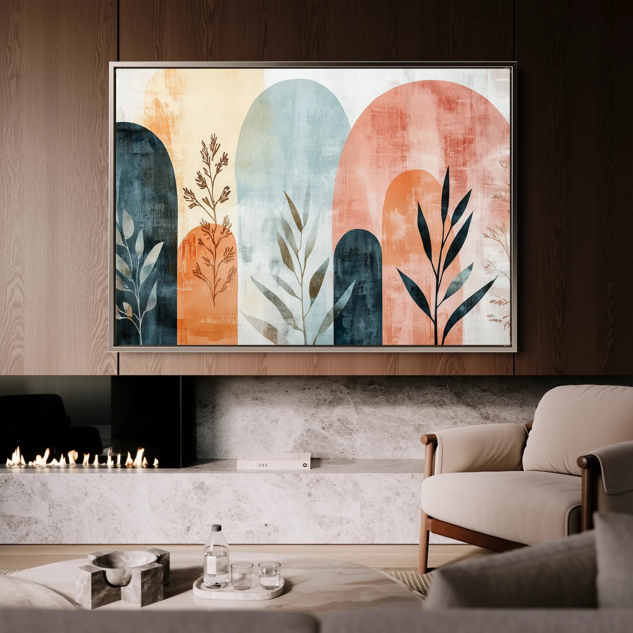 Boho Canvas Wall Art WAD167-BH 90 x 60 cm / Stretched on hidden frame