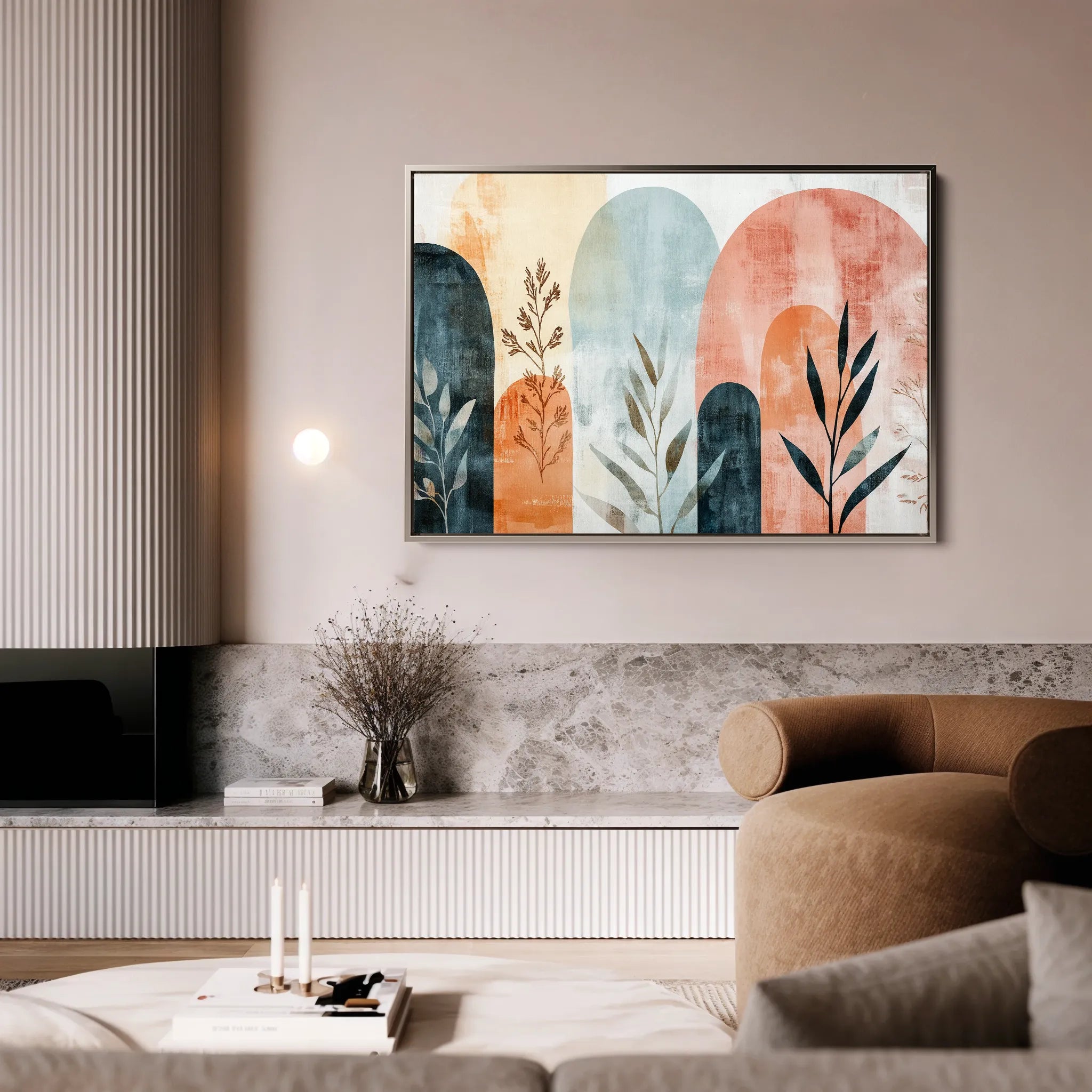 Boho Canvas Wall Art WAD167-BH 90 x 60 cm / Stretched on hidden frame