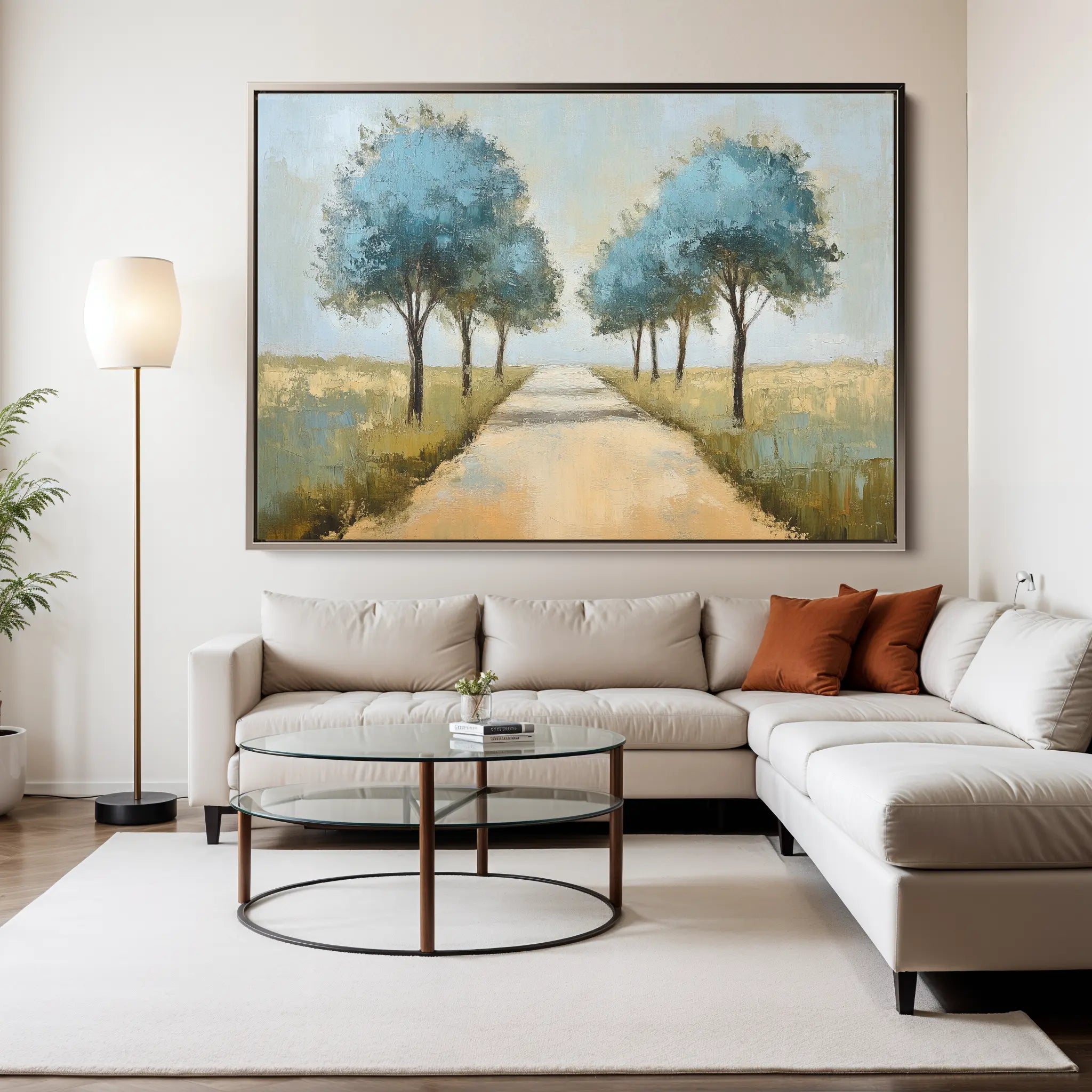 Landscape Canvas Wall Art WAD167-L 90 x 60 cm / Stretched on hidden frame