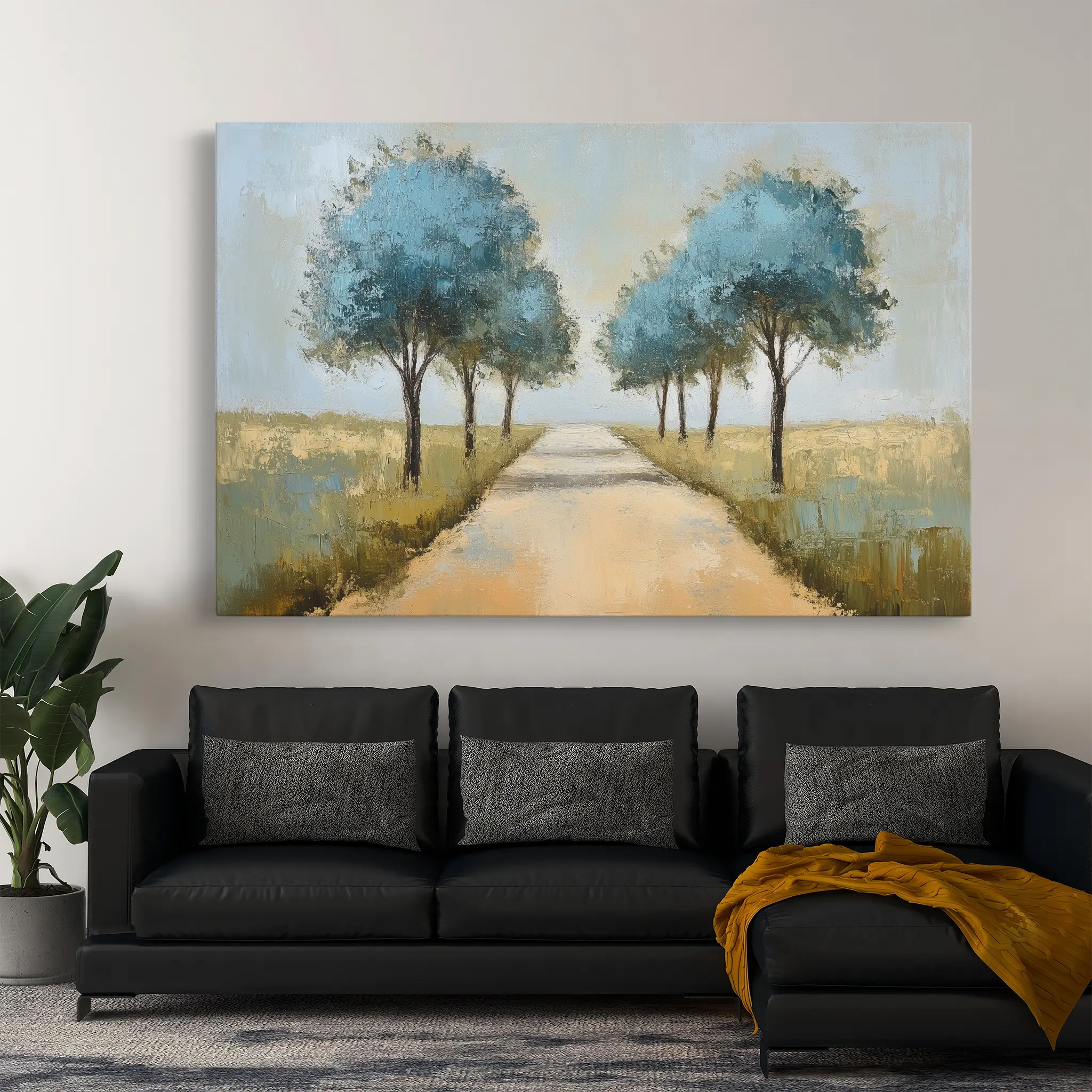 Landscape Canvas Wall Art WAD167-L 90 x 60 cm / Stretched on hidden frame