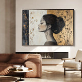 Portrait 167 Canvas Art 90 x 60 cm / Stretched on hidden frame