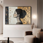 Portrait 167 Canvas Art 90 x 60 cm / Stretched on hidden frame