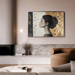 Portrait 167 Canvas Art 90 x 60 cm / Stretched on hidden frame
