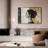 Portrait 167 Canvas Art 90 x 60 cm / Stretched on hidden frame