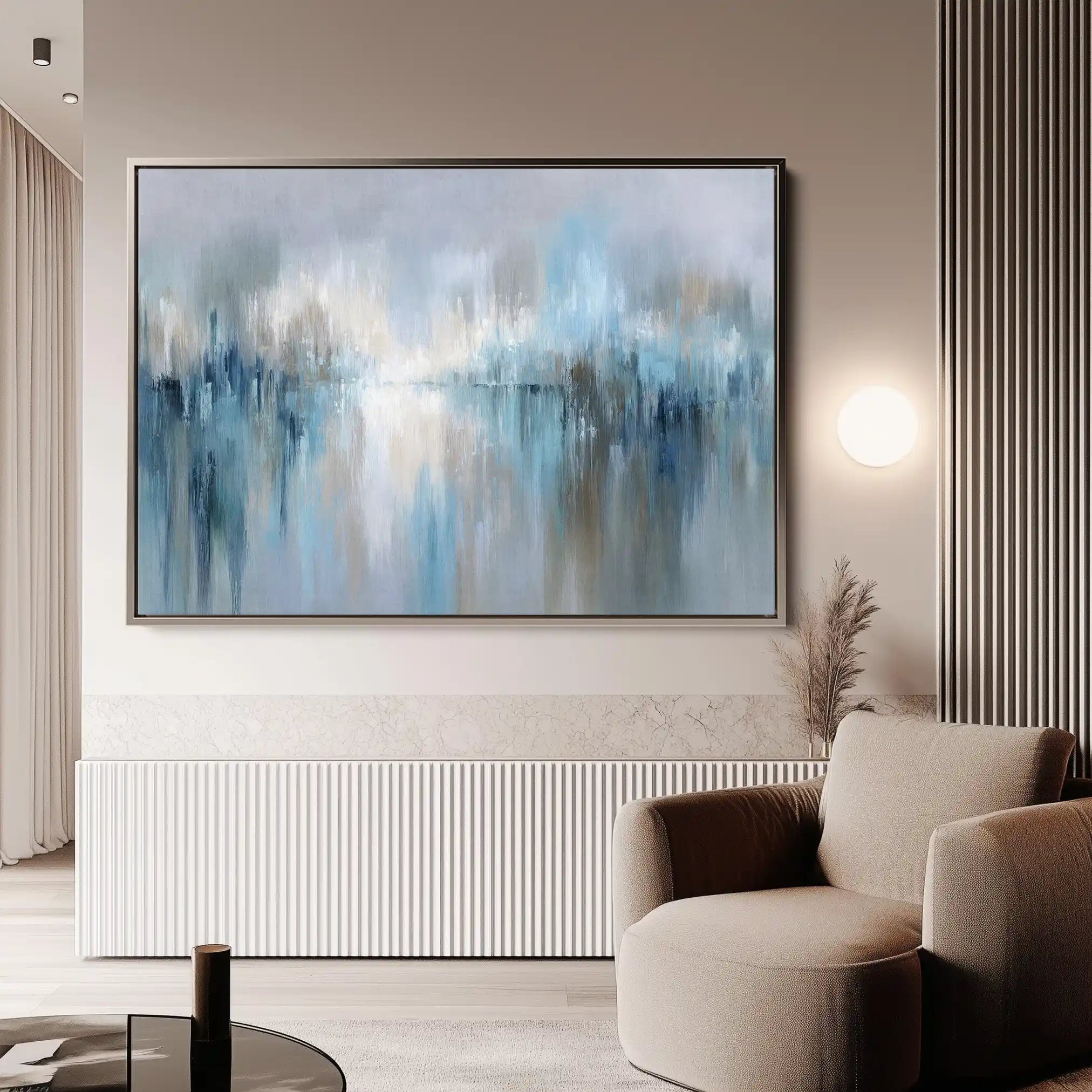 Abstract 1672 Canvas Art 60 x 40 cm / Stretched on hidden frame