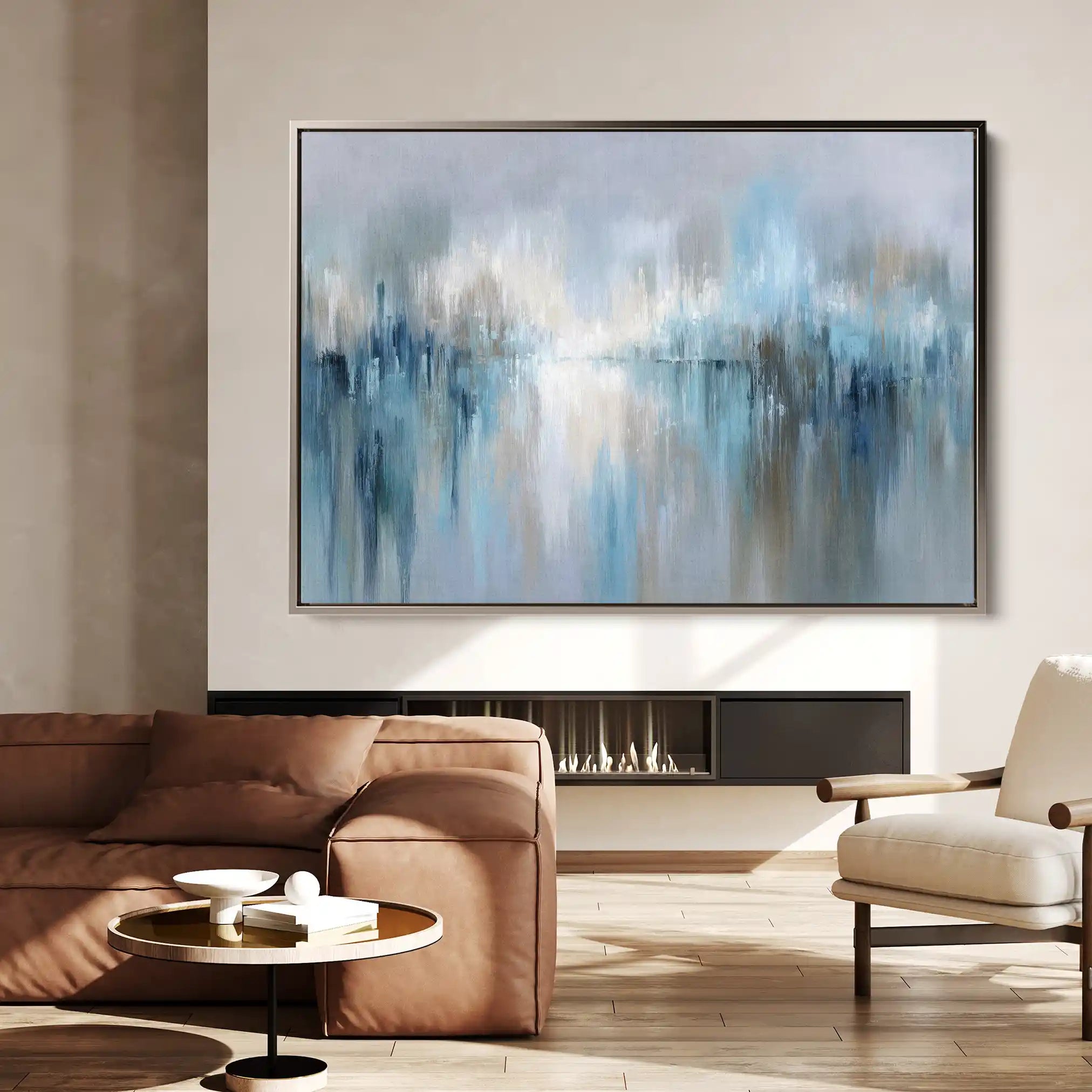 Abstract 1672 Canvas Art 60 x 40 cm / Stretched on hidden frame