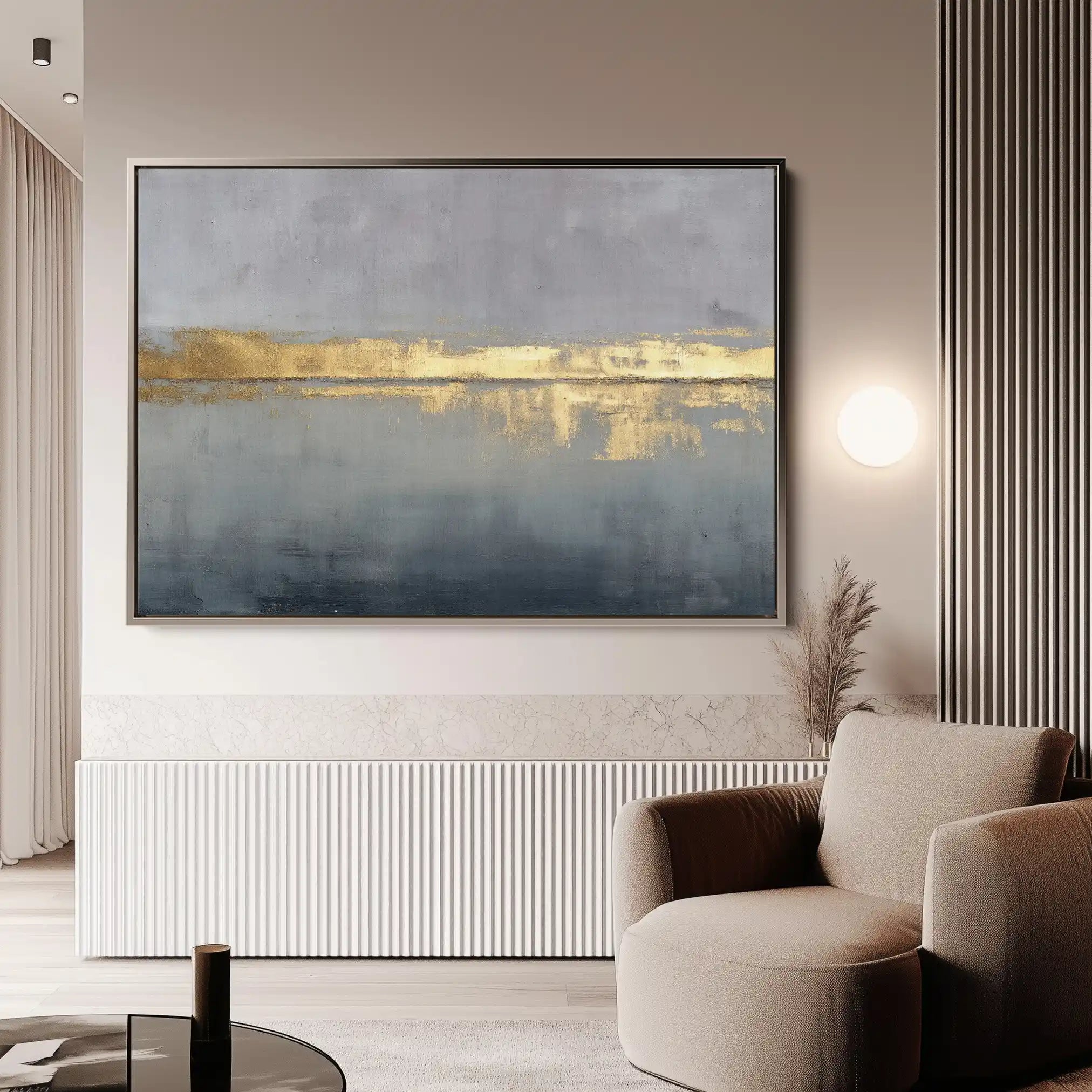 Abstract 1675 Canvas Art 60 x 40 cm / Stretched on hidden frame