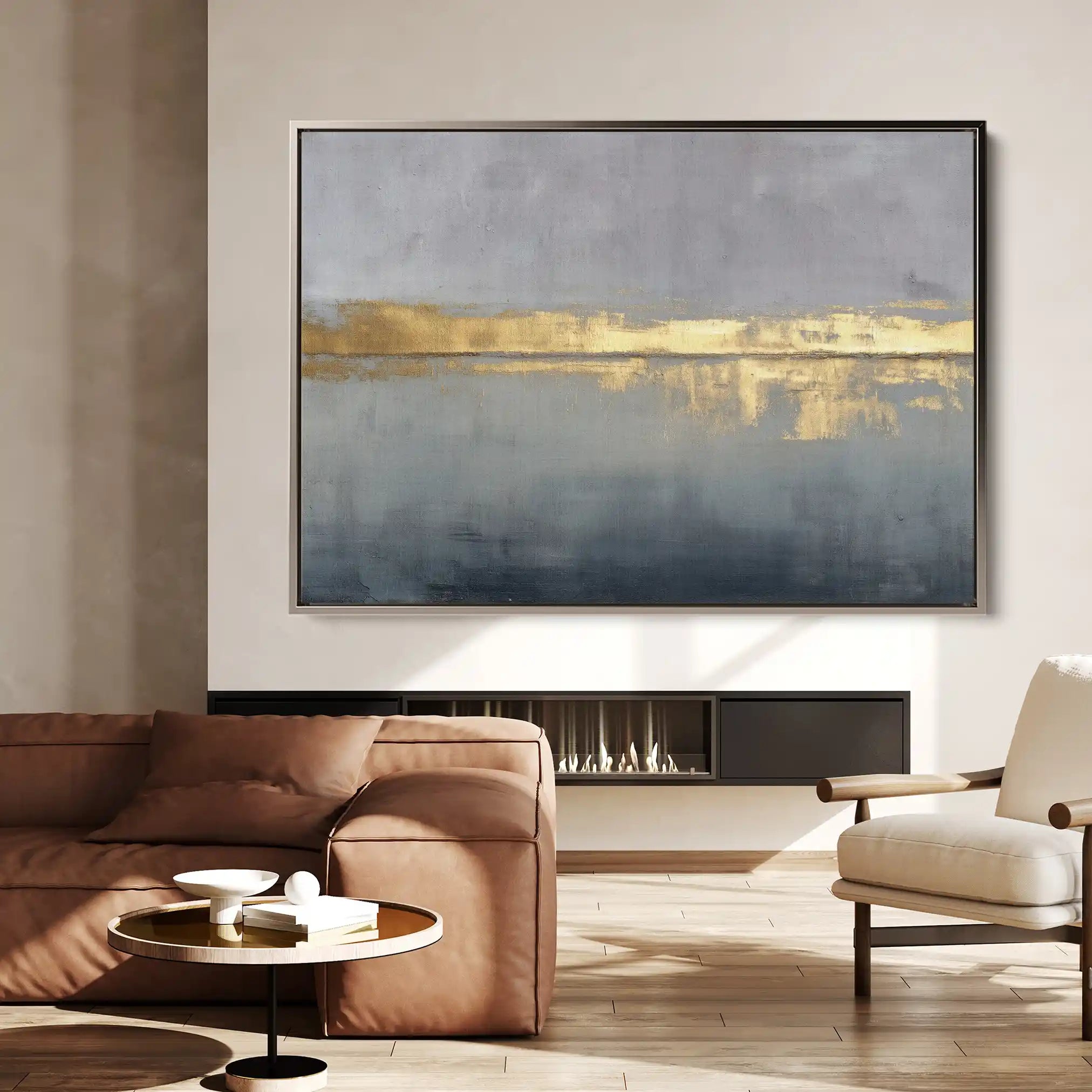 Abstract 1675 Canvas Art 60 x 40 cm / Stretched on hidden frame