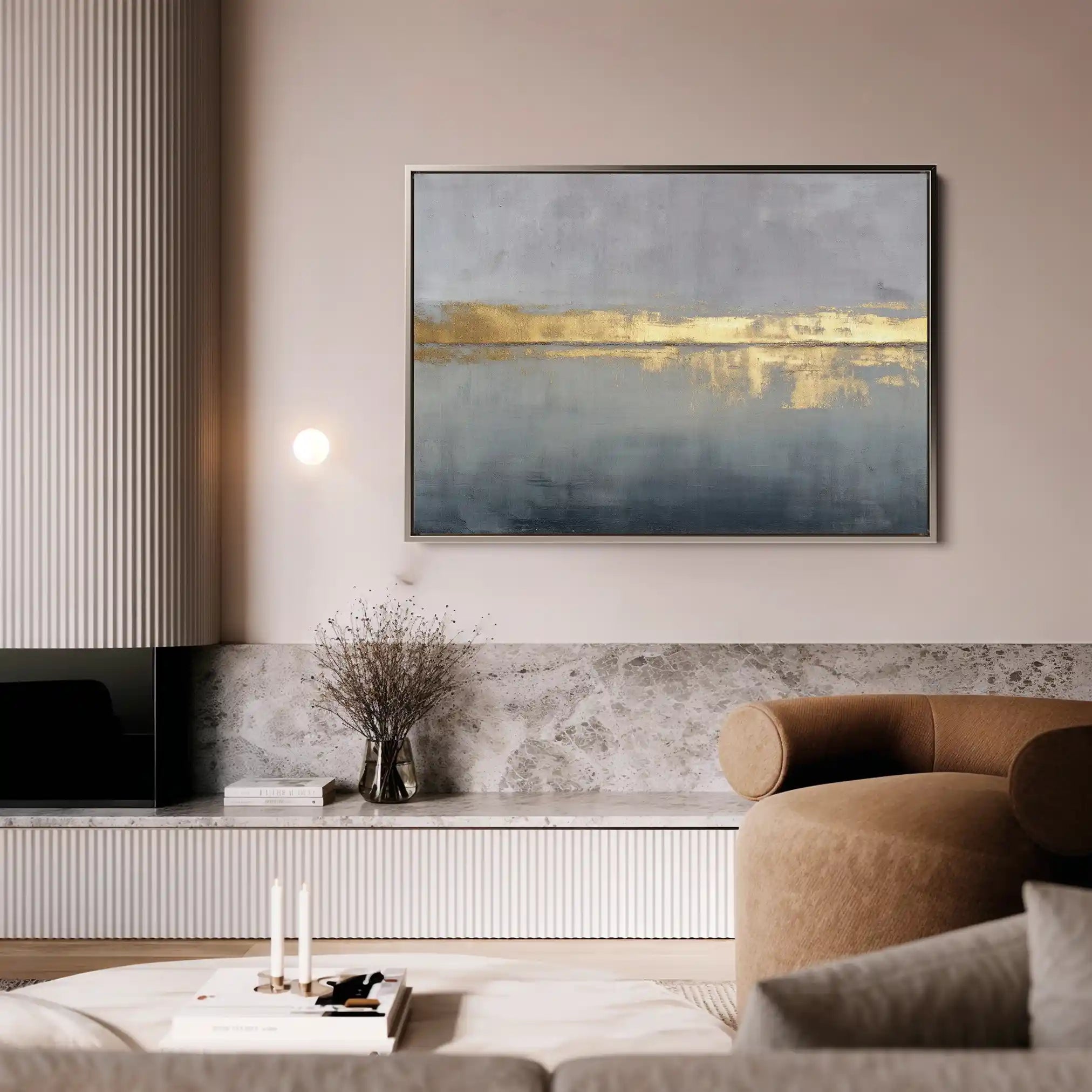 Abstract 1675 Canvas Art 60 x 40 cm / Stretched on hidden frame