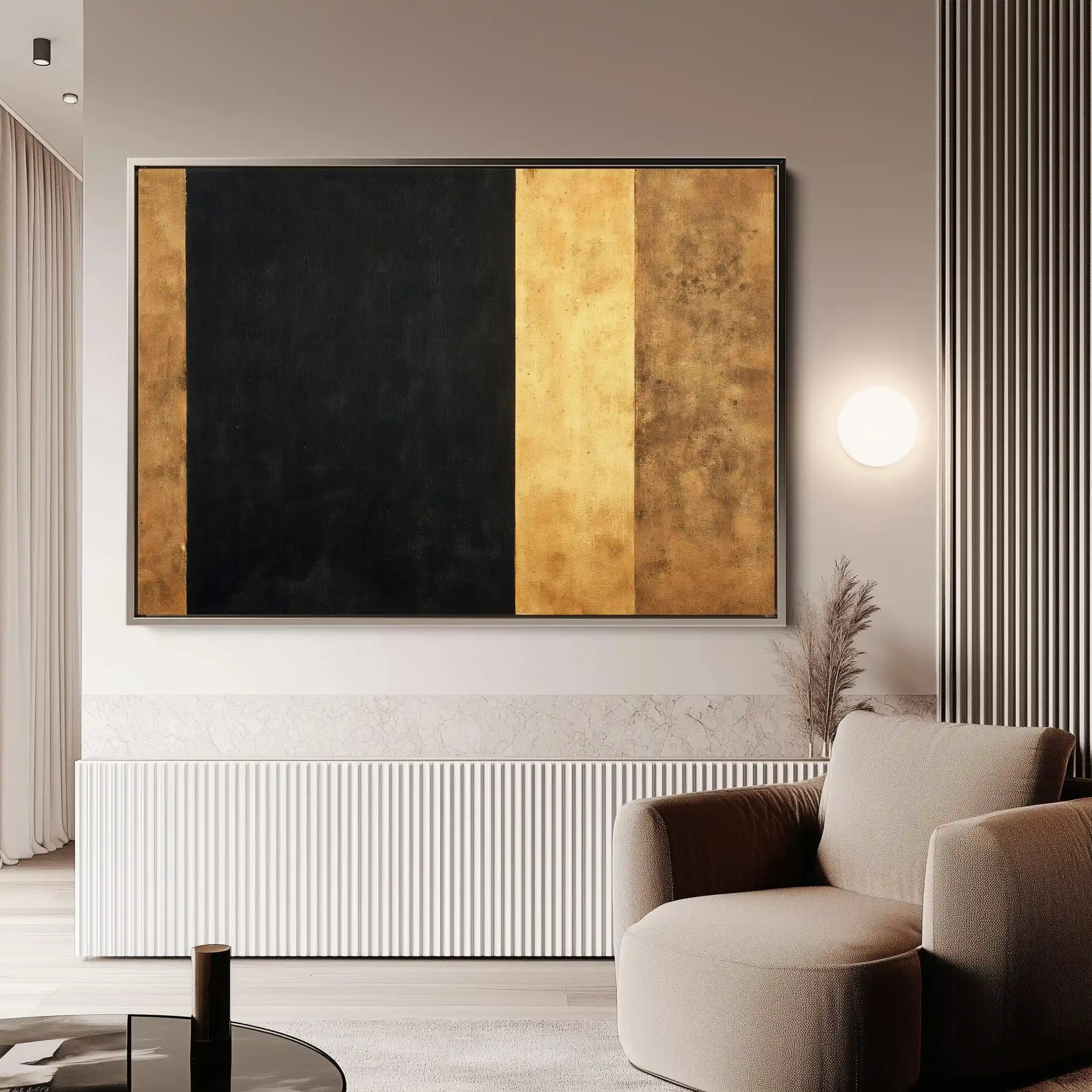 Abstract 1676 Canvas Art 60 x 40 cm / Stretched on hidden frame