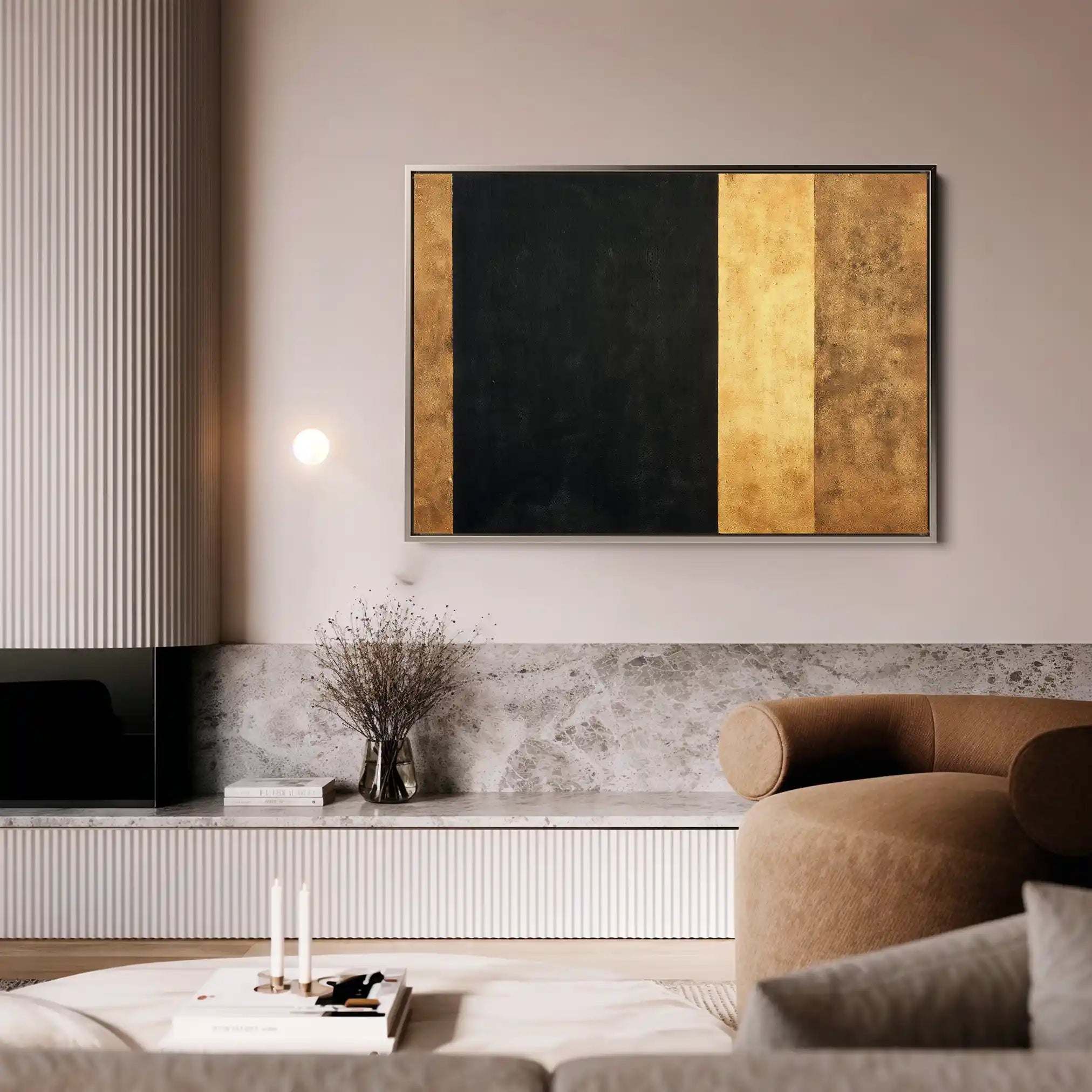 Abstract 1676 Canvas Art 60 x 40 cm / Stretched on hidden frame