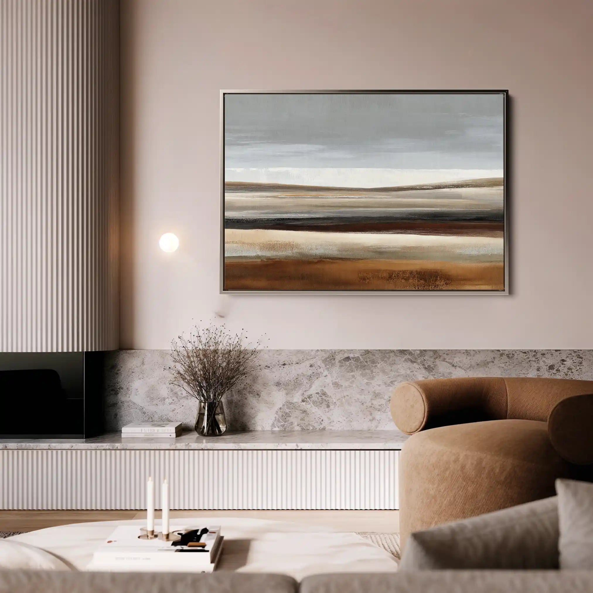 Abstract 1678 Canvas Art 60 x 40 cm / Stretched on hidden frame