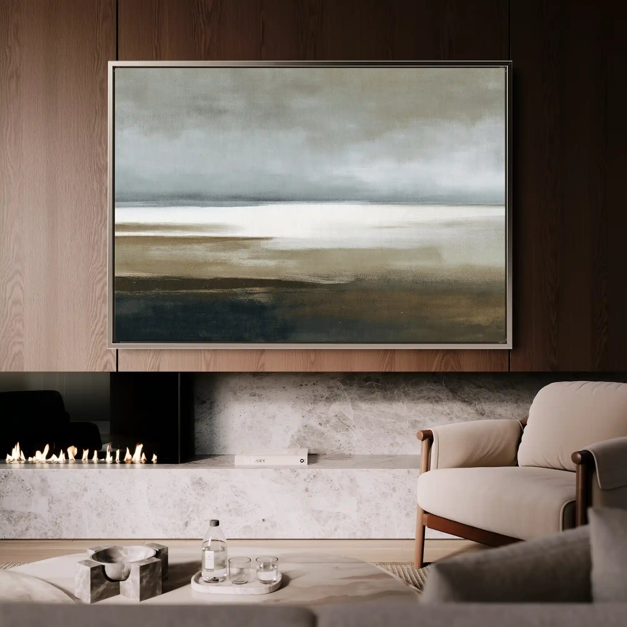 Abstract 1679 Canvas Art 60 x 40 cm / Stretched on hidden frame
