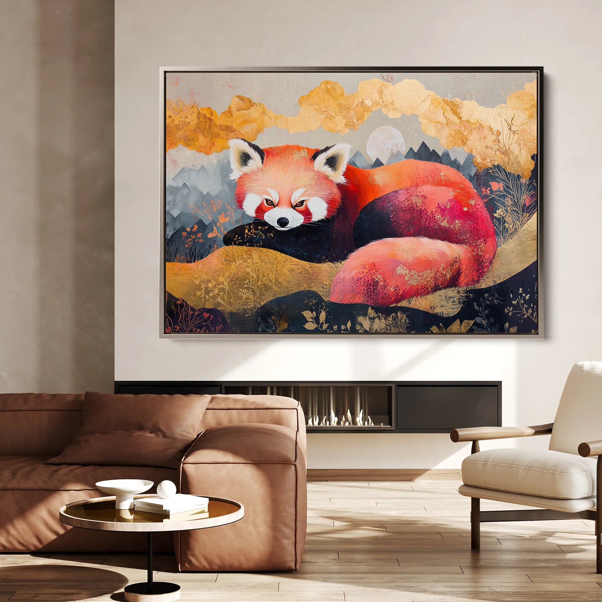 Animals Canvas Wall Art WAD168-AN 90 x 60 cm / Stretched on hidden frame