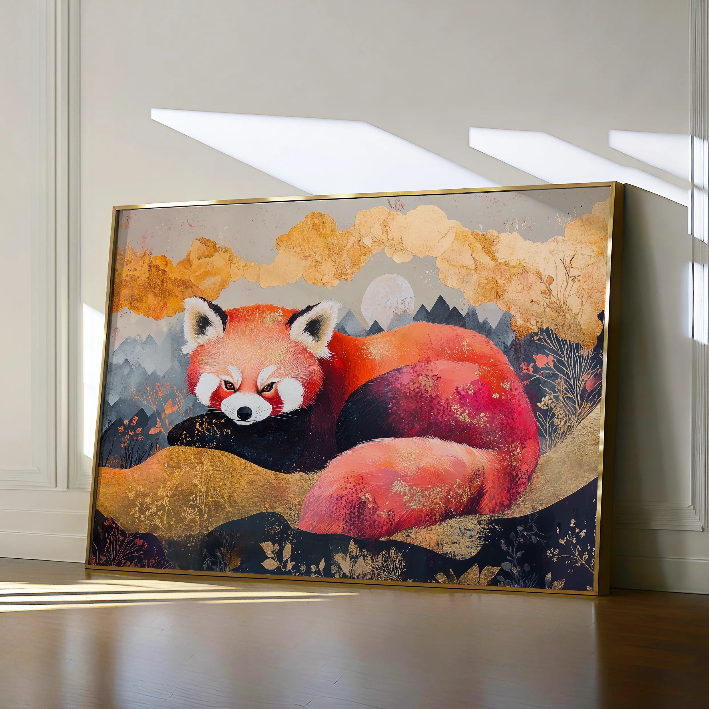 Animals Canvas Wall Art WAD168-AN 90 x 60 cm / Stretched on hidden frame