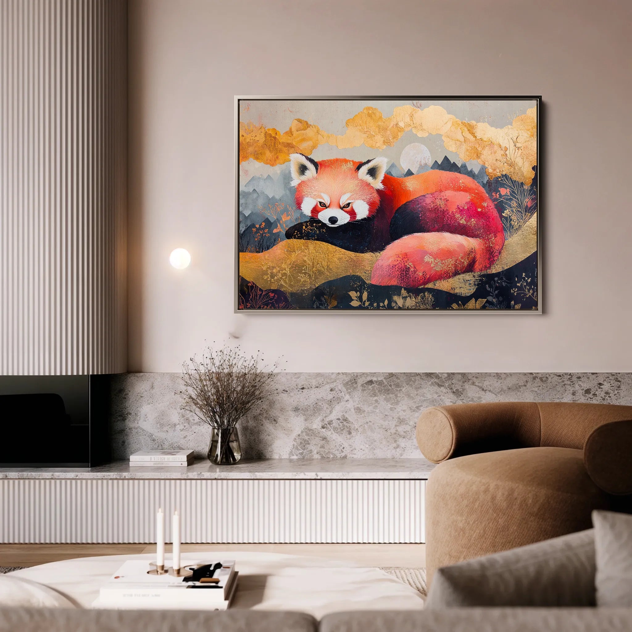 Animals Canvas Wall Art WAD168-AN 90 x 60 cm / Stretched on hidden frame